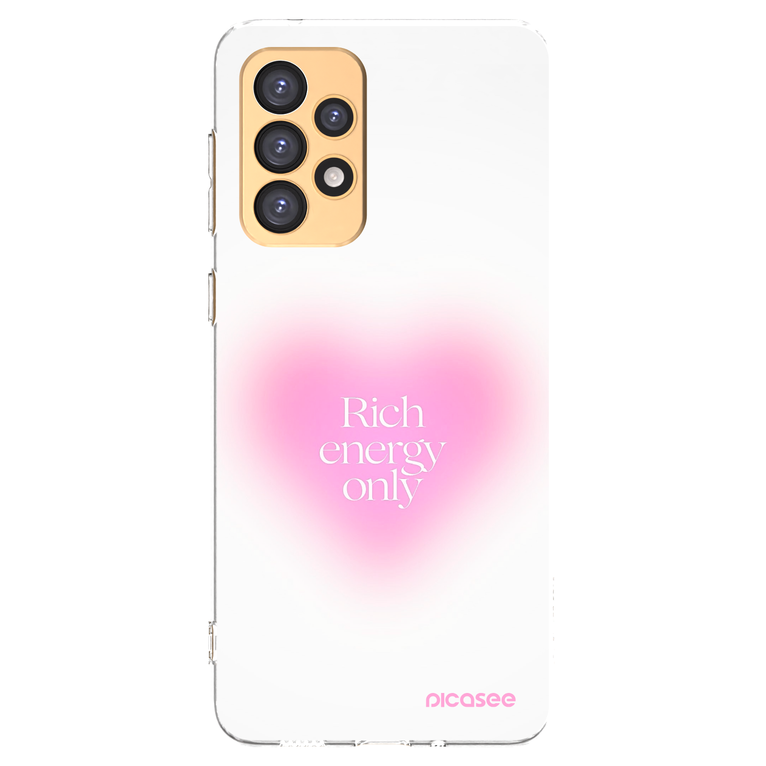 Picasee Samsung Galaxy A33 5G A336 Hülle - Transparentes Silikon - Rich Energy