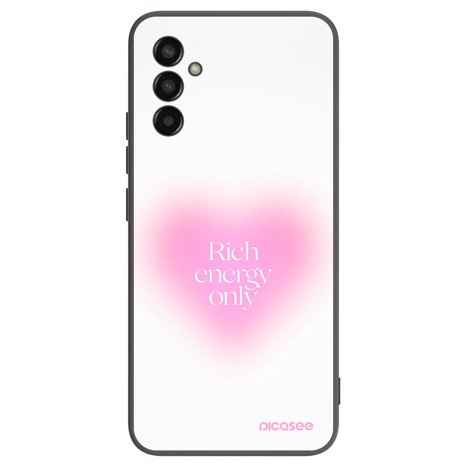 Picasee Samsung Galaxy M13 M135F Hülle - Schwarzes Silikon - Rich Energy