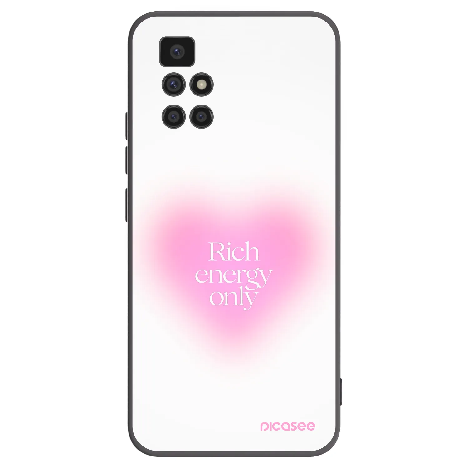 Picasee Xiaomi Redmi 10 (2022) Hülle - Schwarzes Silikon - Rich Energy