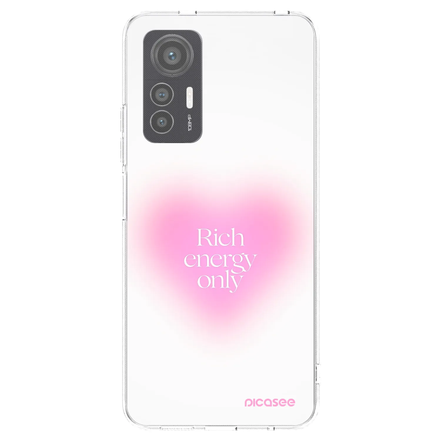 Picasee Xiaomi 12 Lite Hülle - Transparentes Silikon - Rich Energy