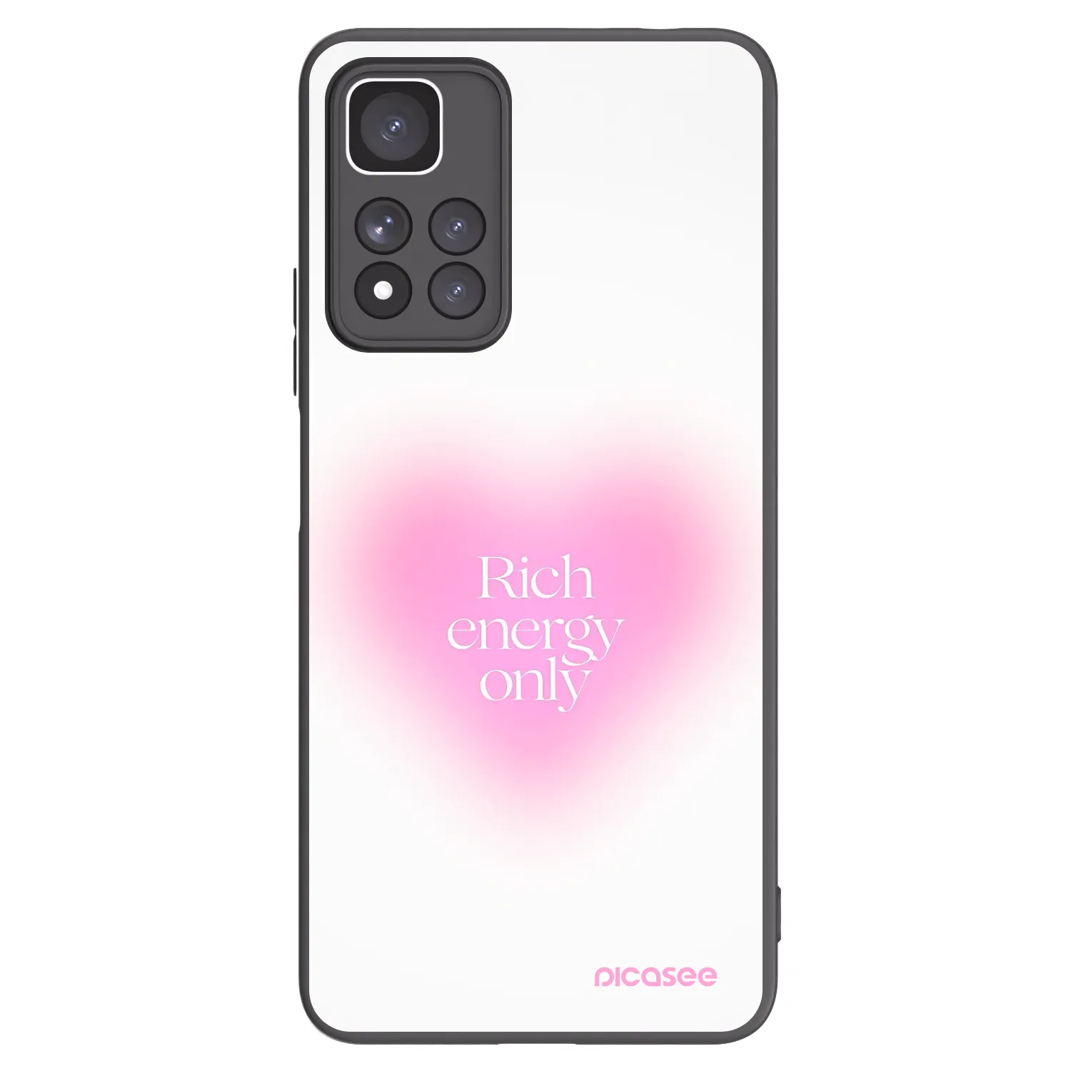 Picasee Xiaomi Redmi Note 11 Pro+ 5G Hülle - Schwarzes Silikon - Rich Energy
