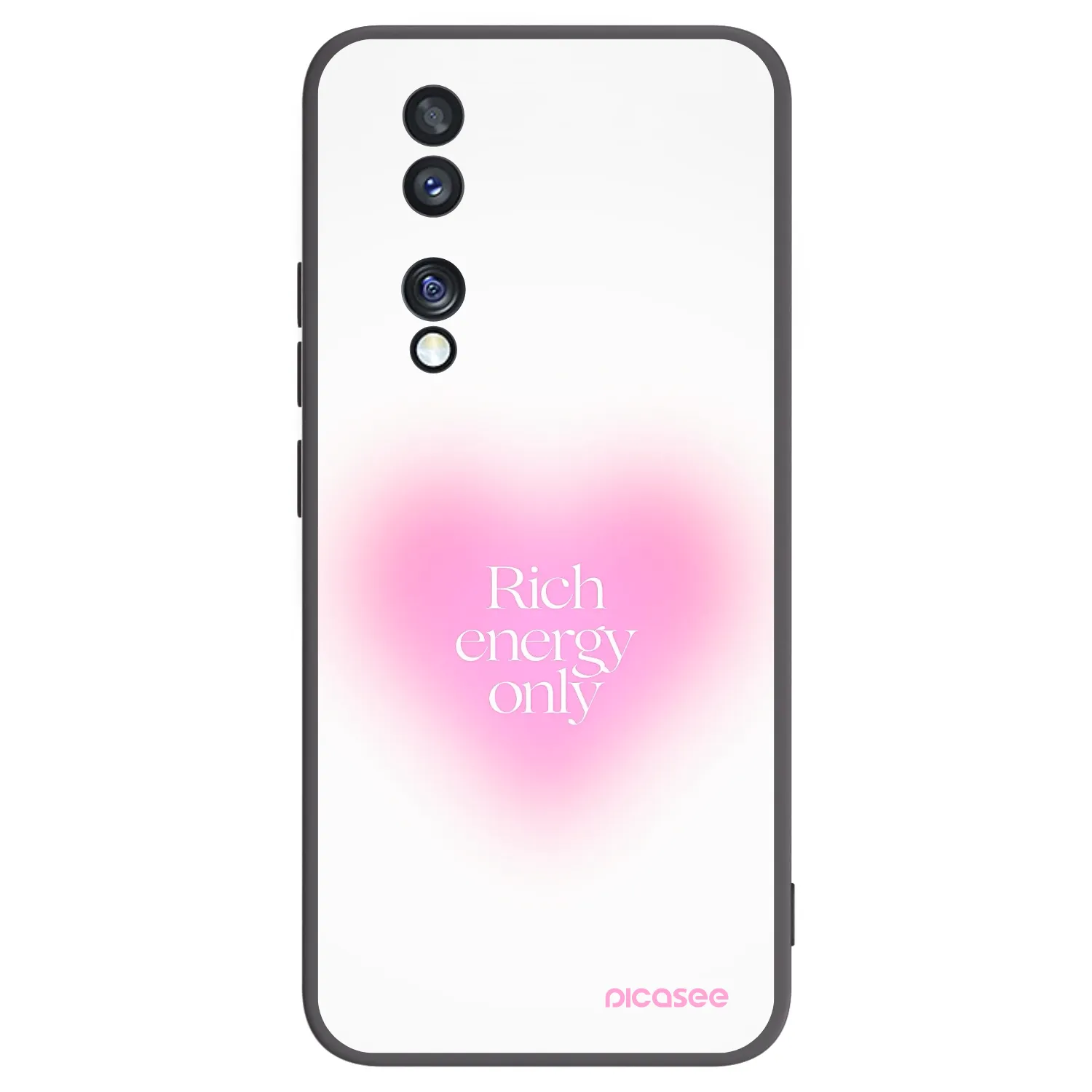 Picasee Honor 70 Hülle - Schwarzes Silikon - Rich Energy