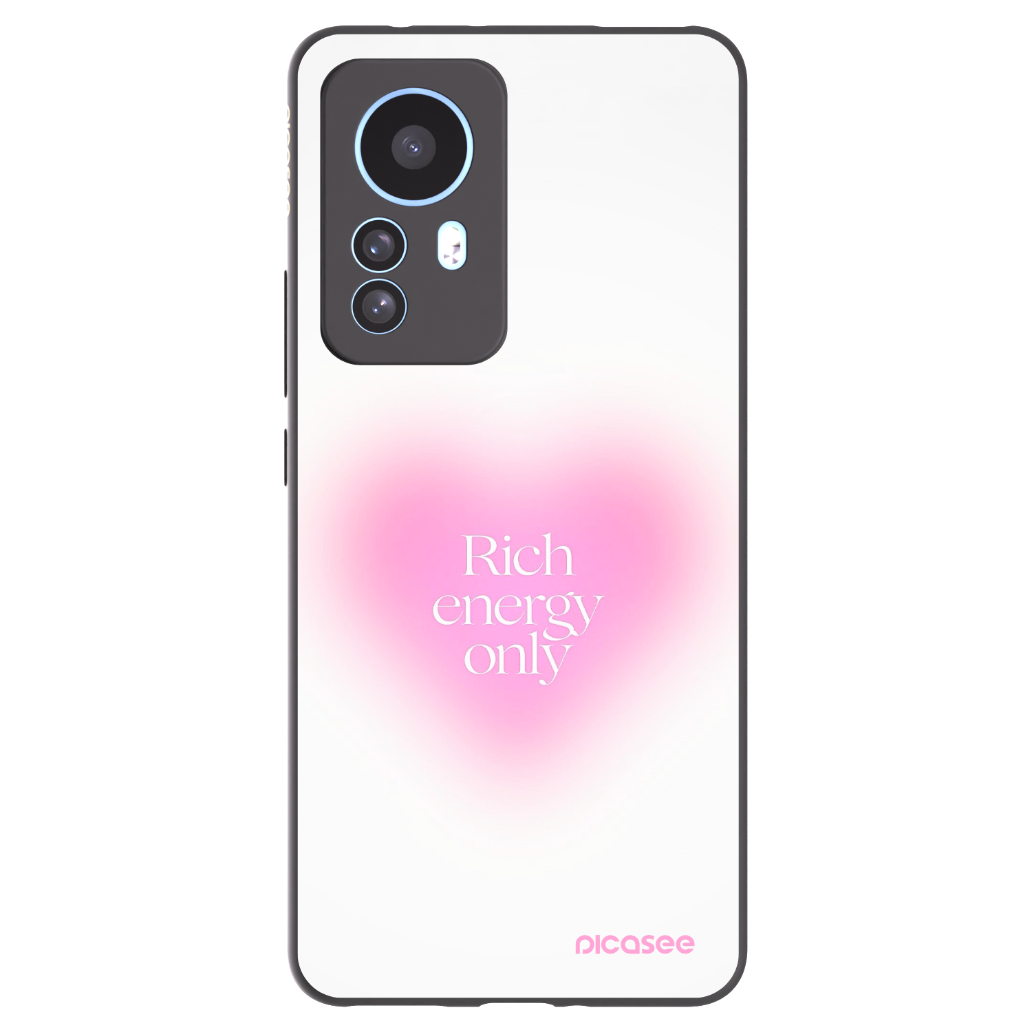 Picasee Xiaomi 12T Hülle - Schwarzes Silikon - Rich Energy