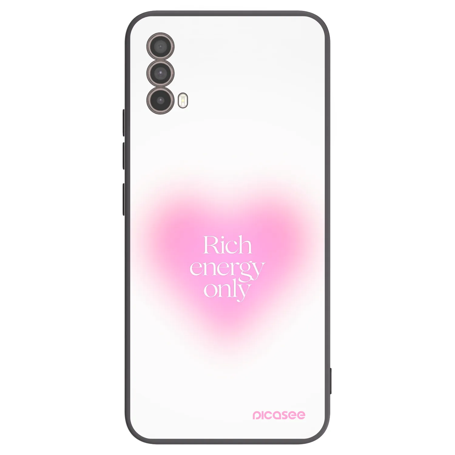 Picasee Motorola Moto E40 Hülle - Schwarzes Silikon - Rich Energy