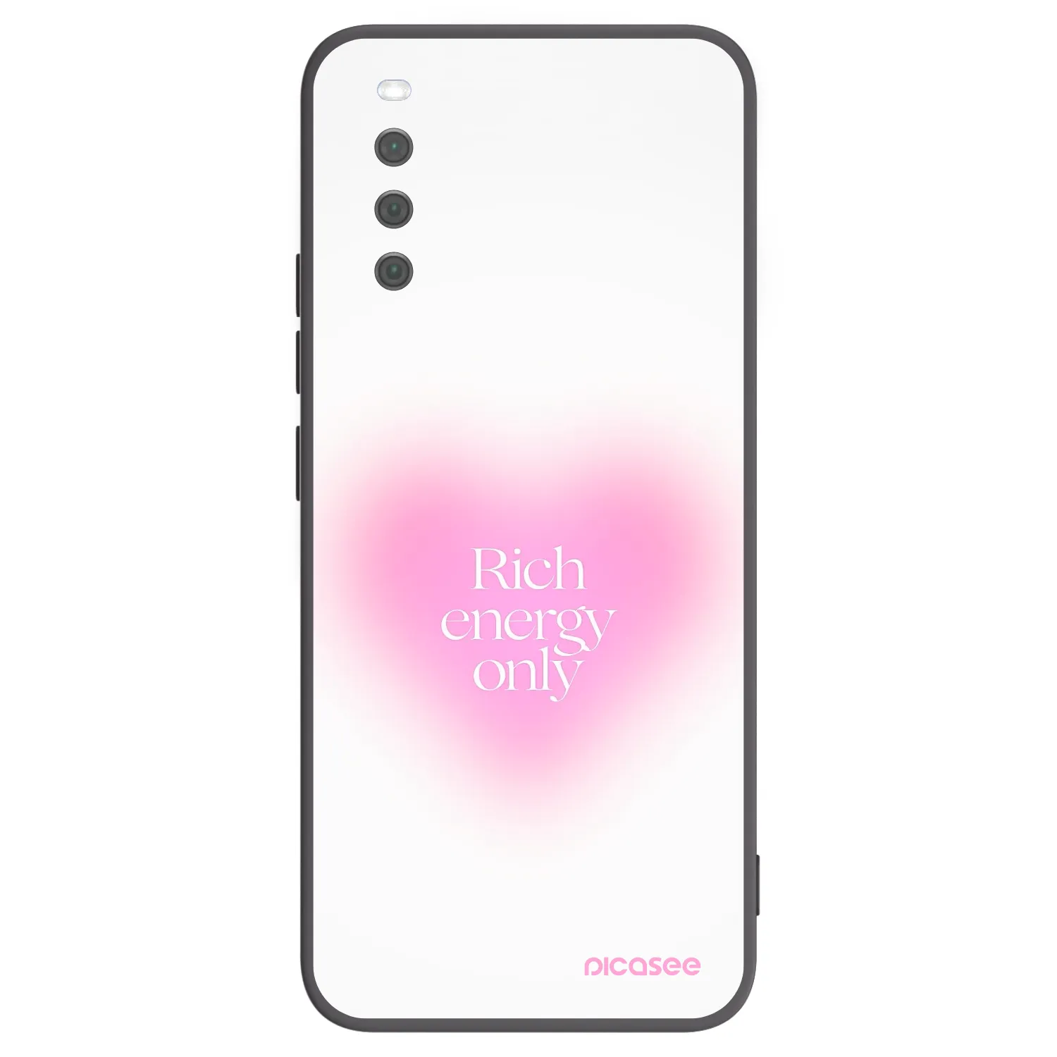 Picasee Sony Xperia 10 III Hülle - Schwarzes Silikon - Rich Energy
