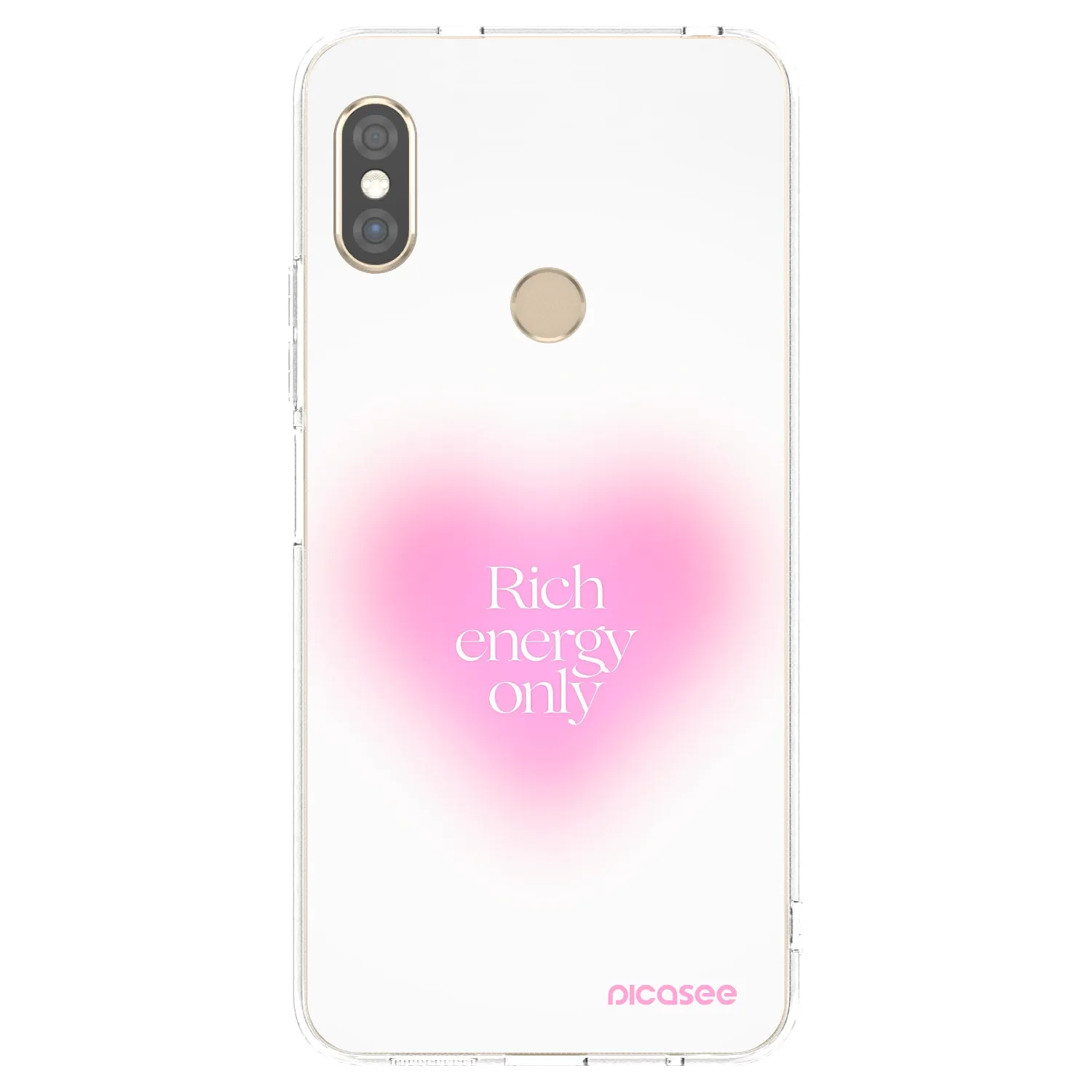 Picasee Xiaomi Redmi Note 5 Global Hülle - Transparentes Silikon - Rich Energy