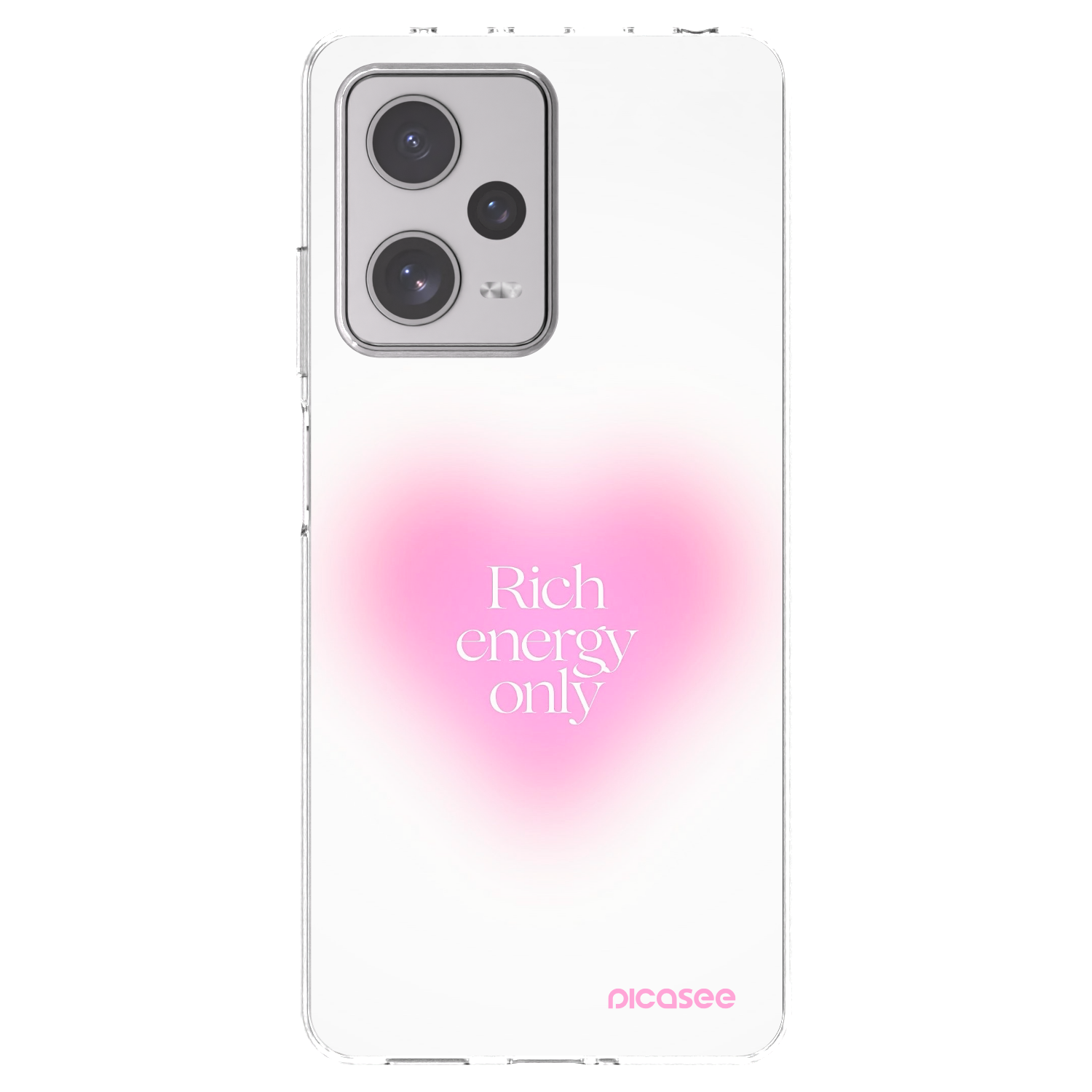 Picasee Xiaomi Redmi Note 12 Pro+ 5G Hülle - Transparentes Silikon - Rich Energy