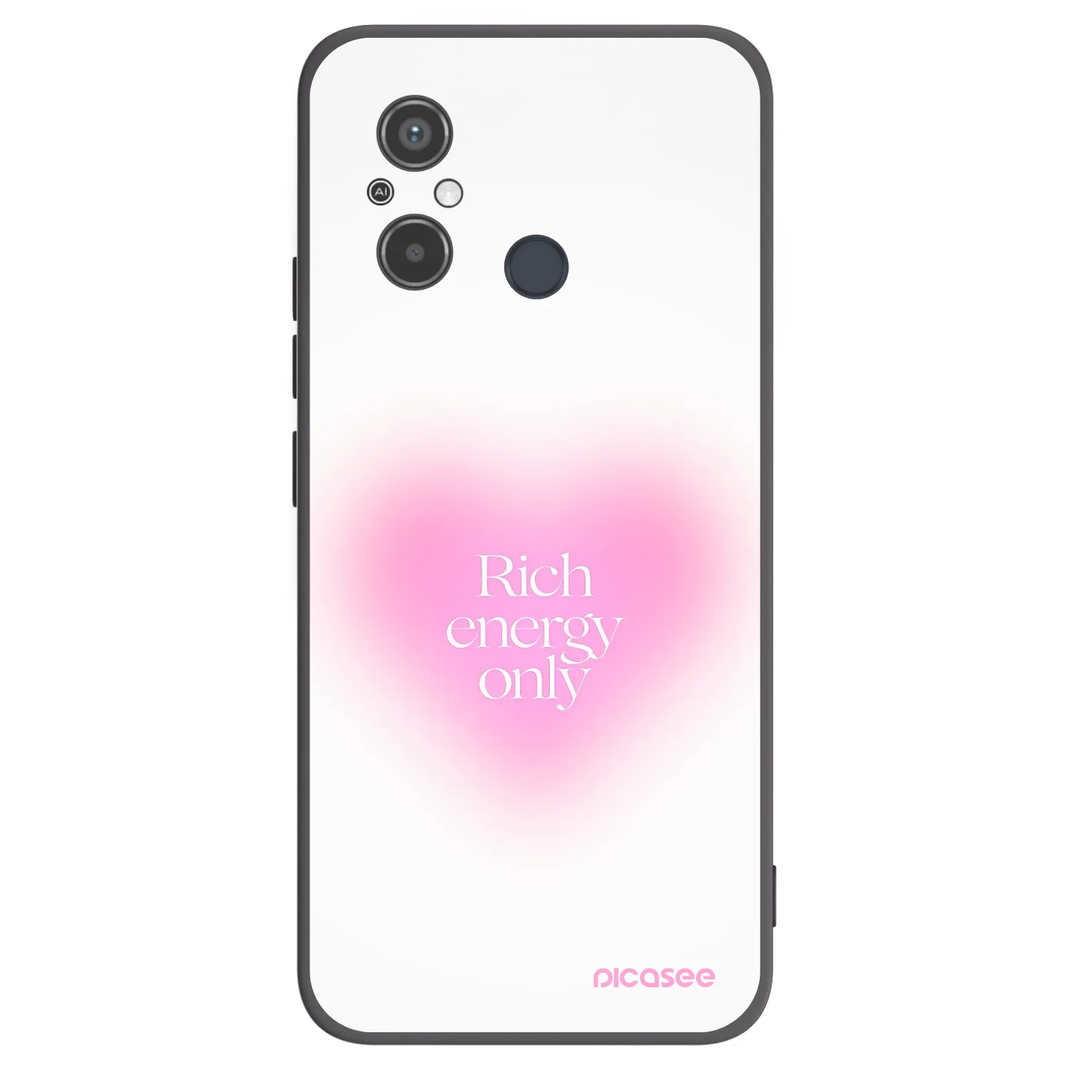 Picasee Xiaomi Redmi 12C Hülle - Schwarzes Silikon - Rich Energy