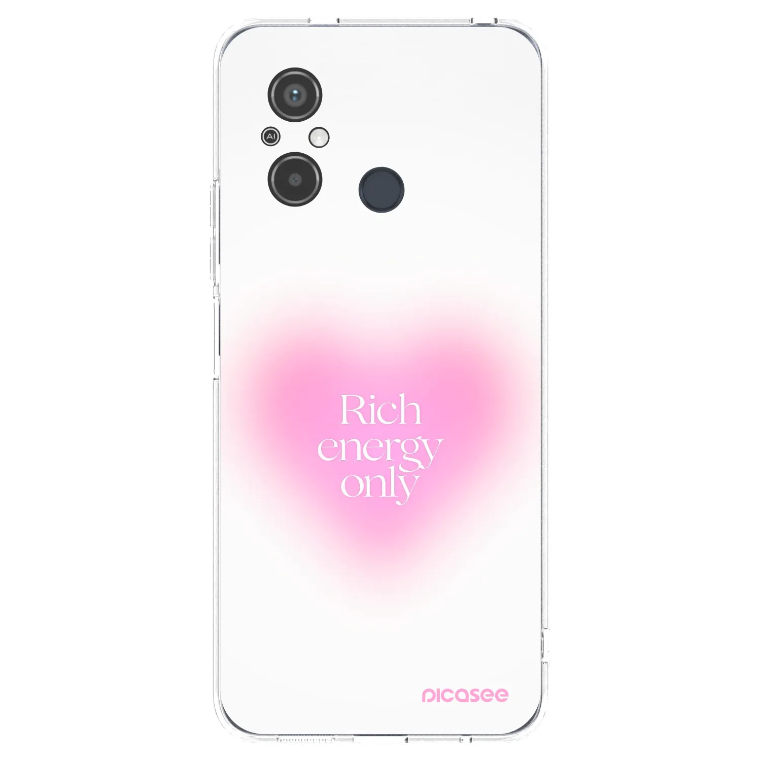 Picasee Xiaomi Redmi 12C Hülle - Transparentes Silikon - Rich Energy
