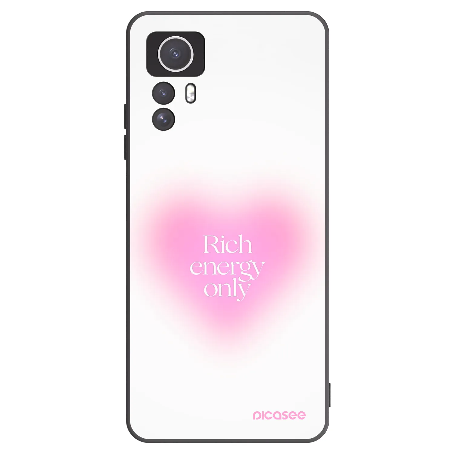 Picasee Xiaomi Redmi Note 12S Hülle - Schwarzes Silikon - Rich Energy