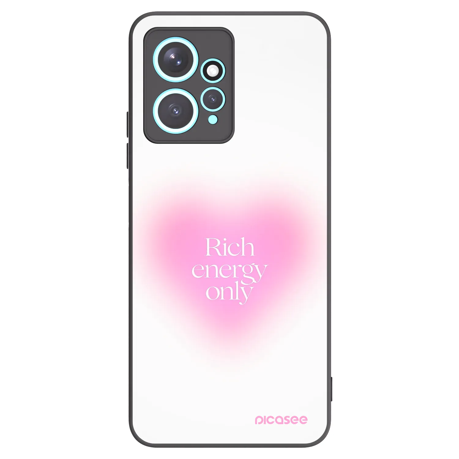 Picasee Xiaomi Redmi Note 12 4G Hülle - Schwarzes Silikon - Rich Energy