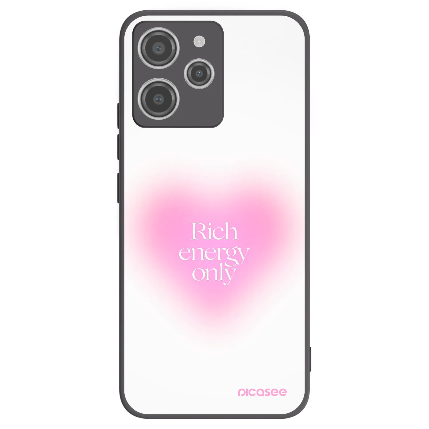Picasee Xiaomi Redmi 12 4G Hülle - Schwarzes Silikon - Rich Energy