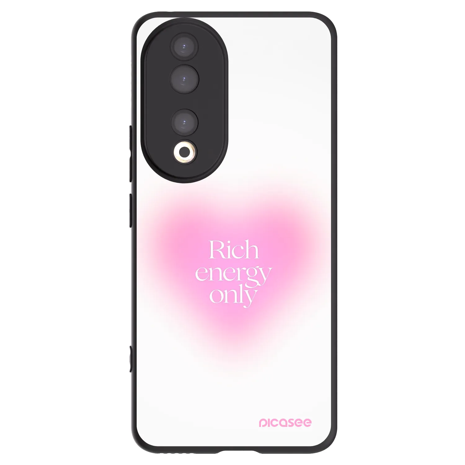 Picasee Honor 90 5G Hülle - Schwarzes Silikon - Rich Energy