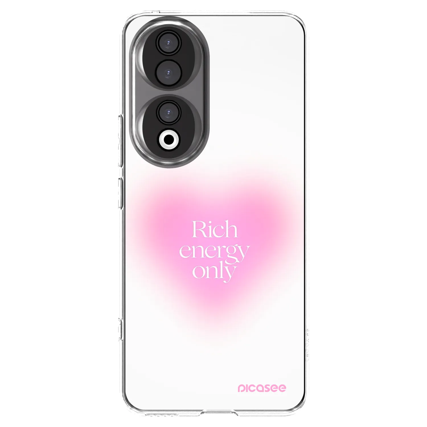 Picasee Honor 90 5G Hülle - Transparentes Silikon - Rich Energy
