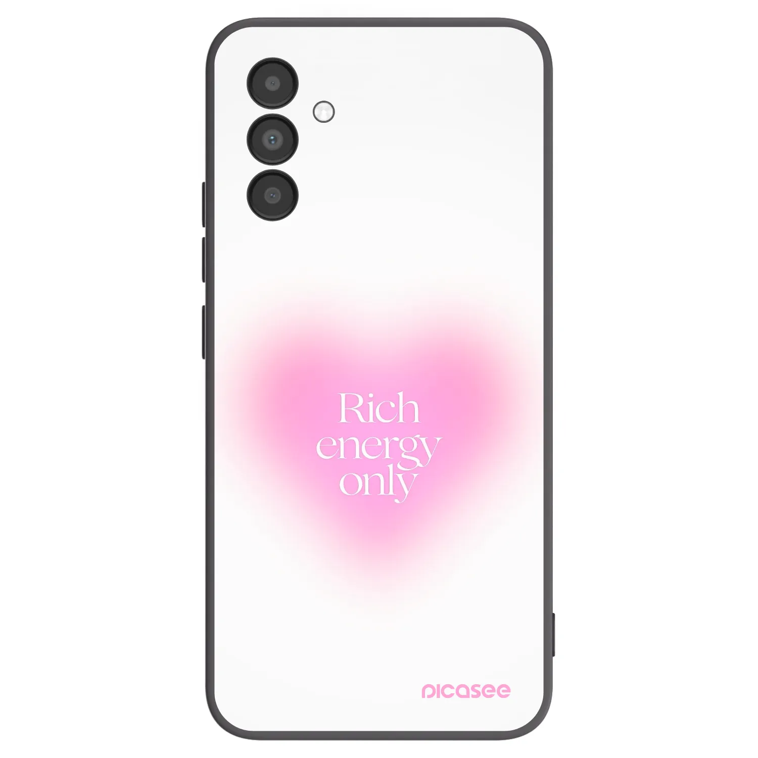 Picasee Samsung Galaxy A04s A047F Hülle - Schwarzes Silikon - Rich Energy