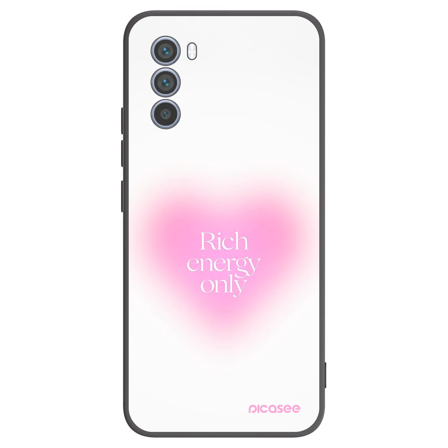 Picasee Motorola Moto G62 Hülle - Schwarzes Silikon - Rich Energy