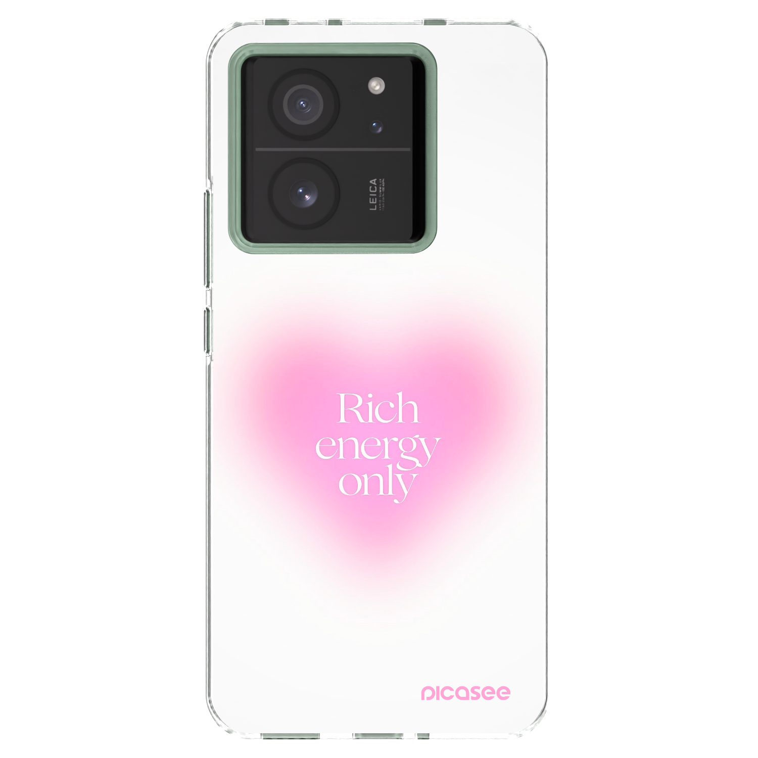 Picasee Xiaomi 13T Hülle - Transparentes Silikon - Rich Energy