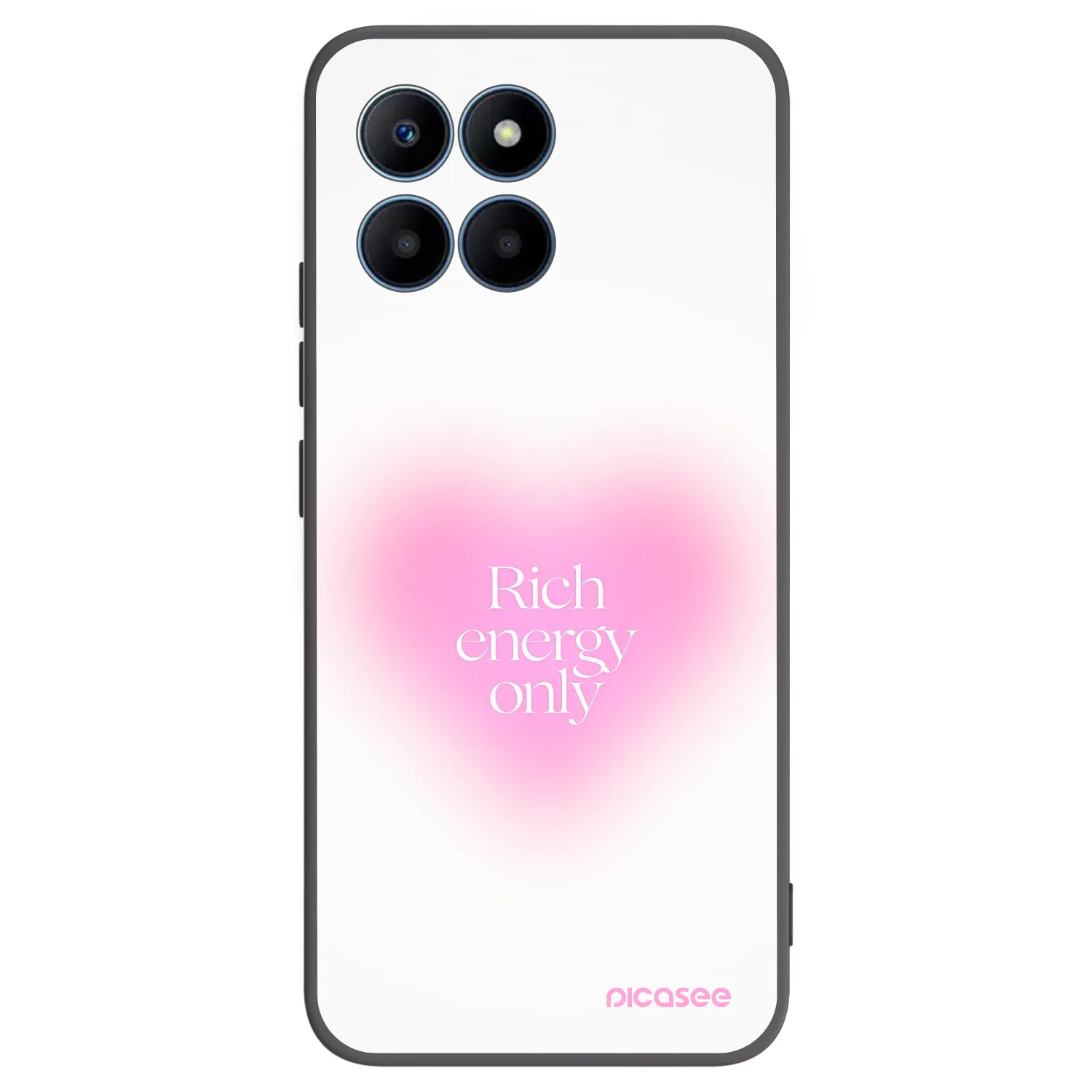 Picasee Honor 70 Lite Hülle - Schwarzes Silikon - Rich Energy