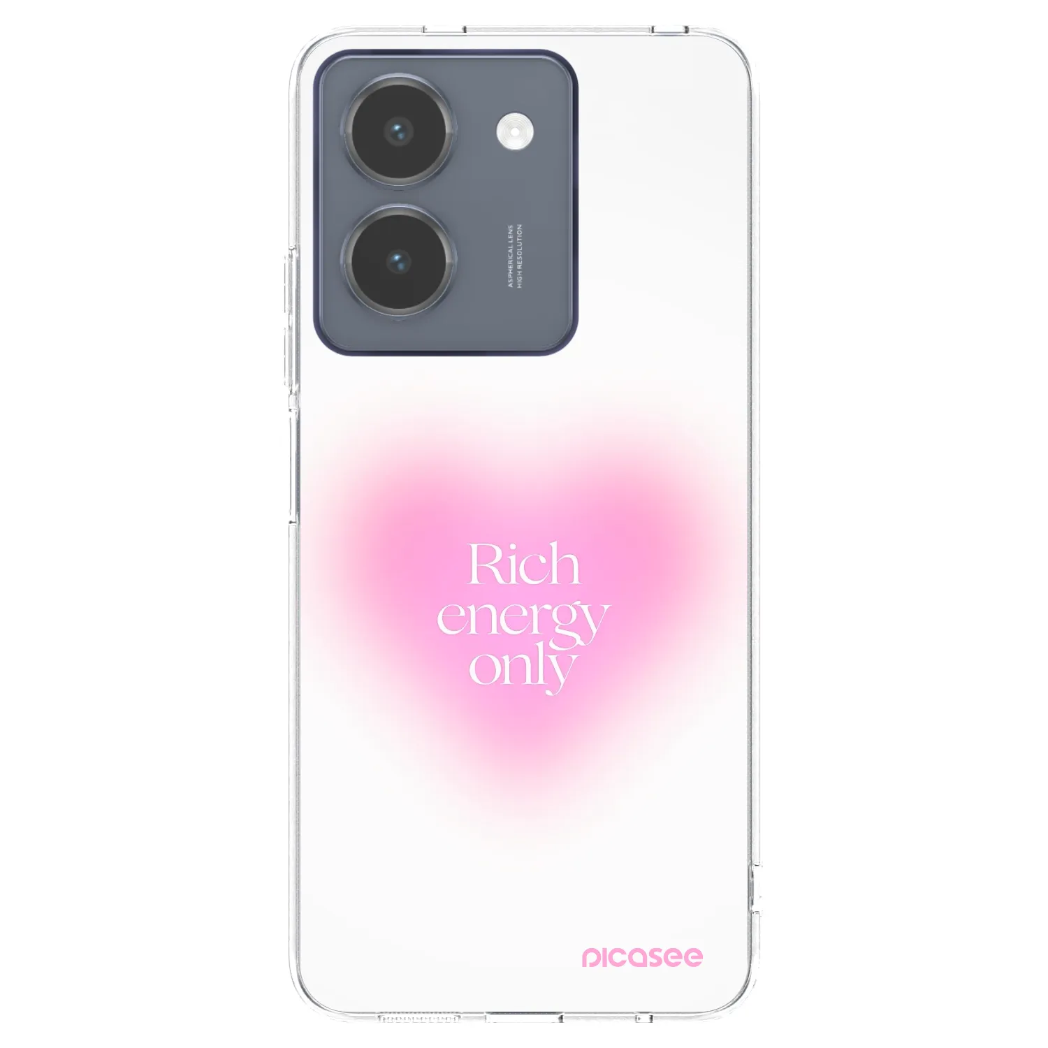 Picasee Vivo Y36 4G Hülle - Transparentes Silikon - Rich Energy