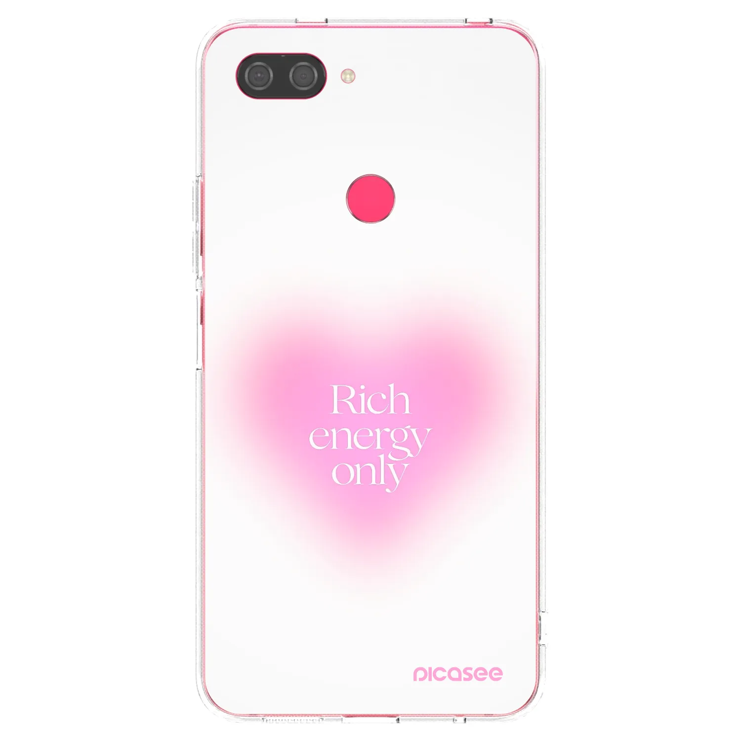 Picasee Xiaomi Mi 8 Lite Hülle - Transparentes Silikon - Rich Energy