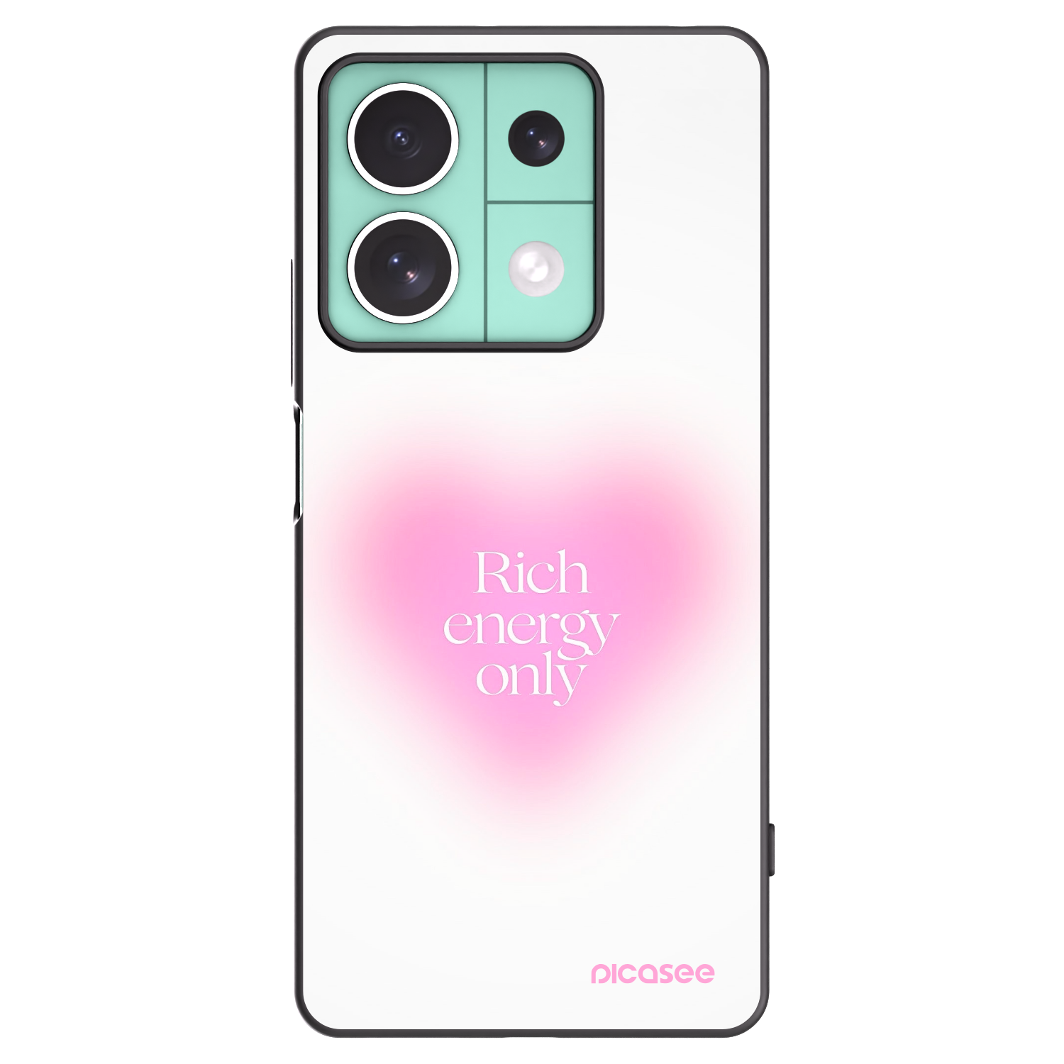 Picasee Xiaomi Redmi Note 13 5G Hülle - Schwarzes Silikon - Rich Energy