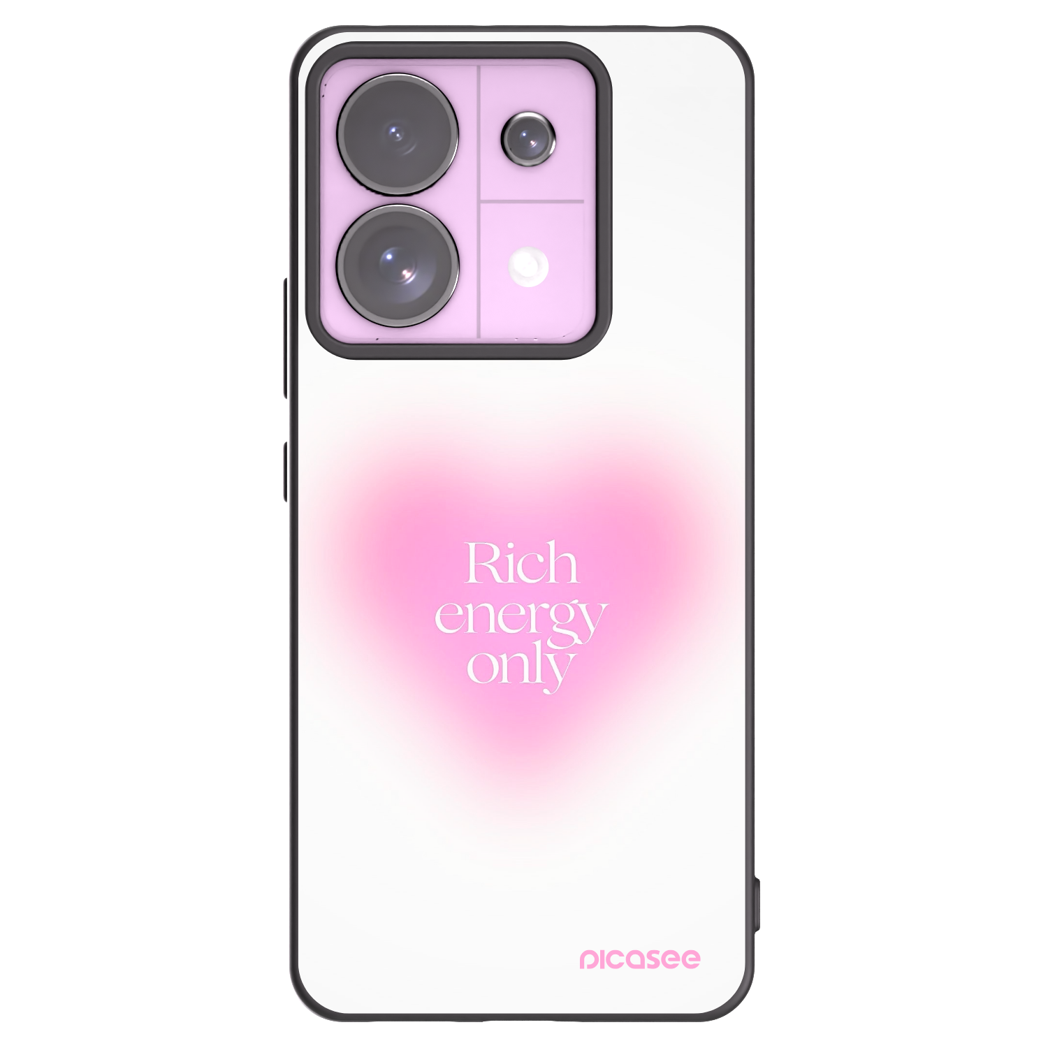 Picasee Xiaomi Redmi Note 13 Pro 5G Hülle - Schwarzes Silikon - Rich Energy