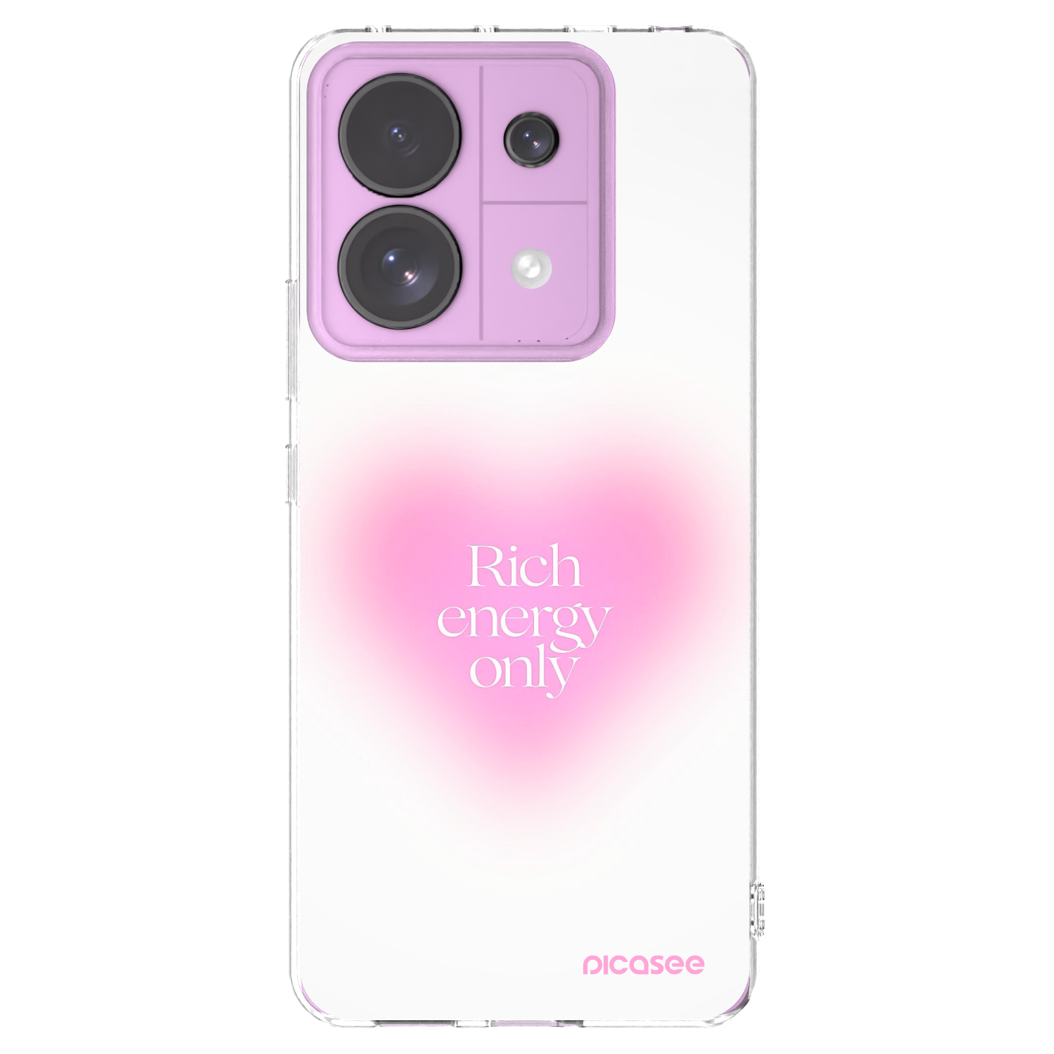 Picasee Xiaomi Redmi Note 13 Pro 5G Hülle - Transparentes Silikon - Rich Energy
