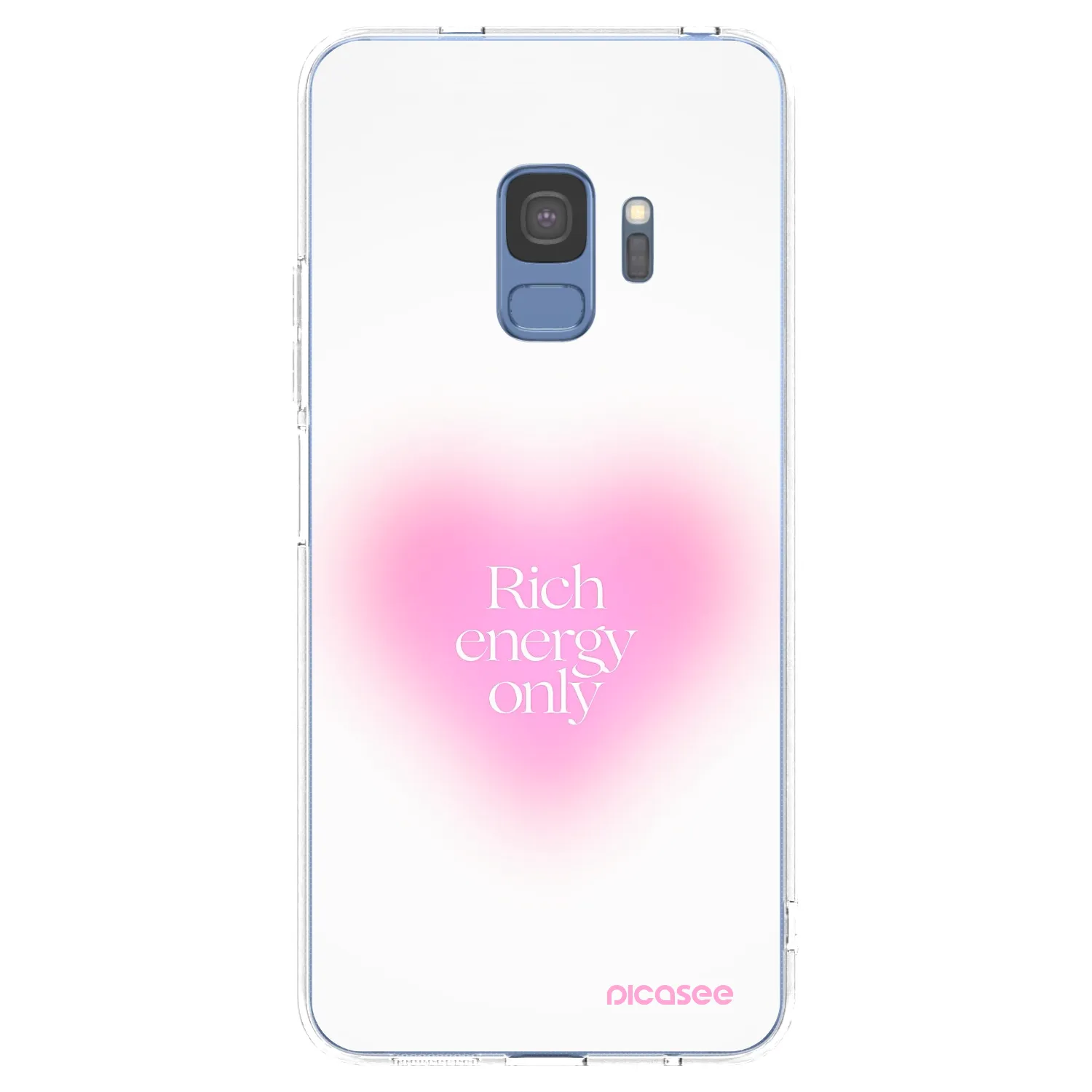 Picasee Samsung Galaxy S9 G960F Hülle - Transparentes Silikon - Rich Energy