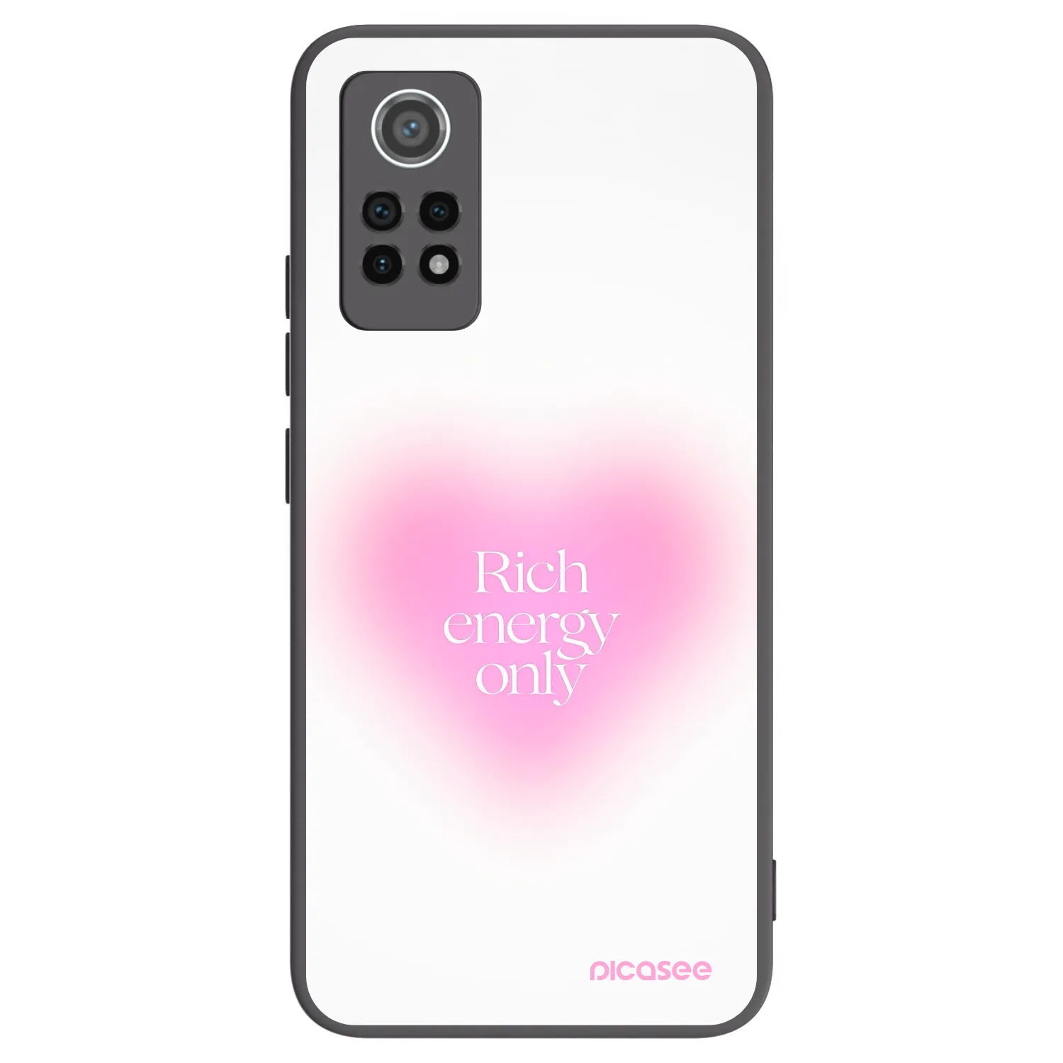 Picasee Xiaomi Redmi Note 12 Pro 4G Hülle - Schwarzes Silikon - Rich Energy
