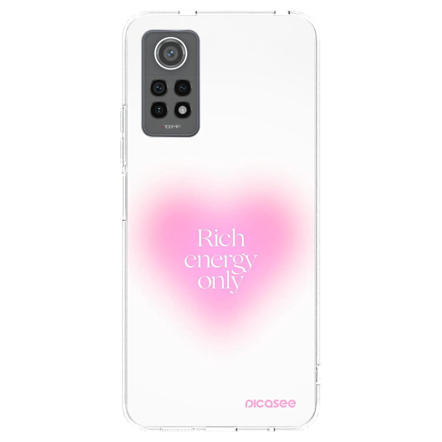 Picasee Xiaomi Redmi Note 12 Pro 4G Hülle - Transparentes Silikon - Rich Energy