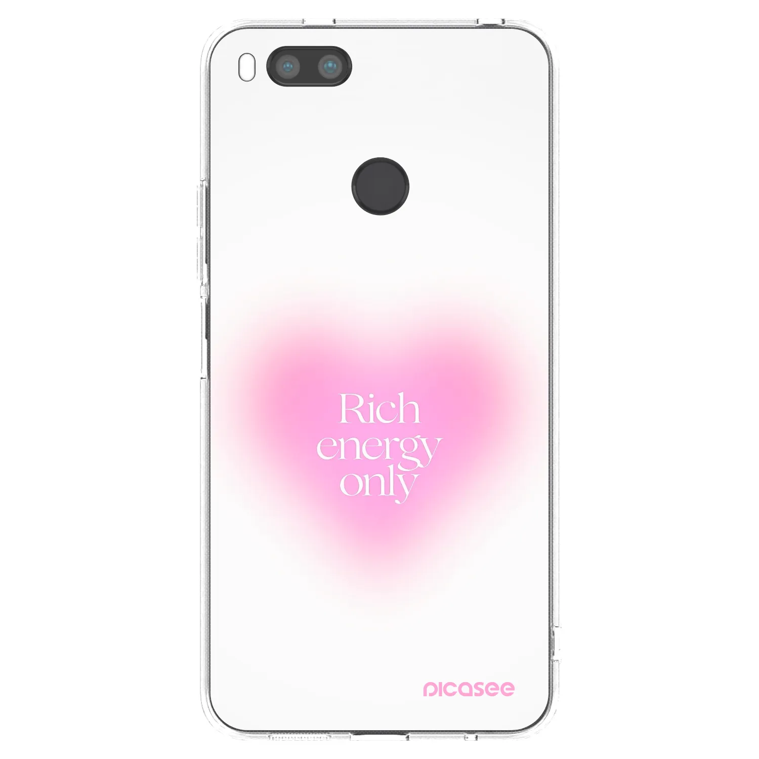 Picasee Xiaomi Mi A1 Global Hülle - Transparentes Silikon - Rich Energy