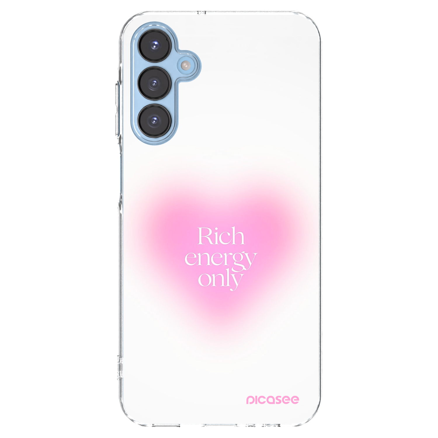 Picasee Samsung Galaxy A15 A156B 5G Hülle - Transparentes Silikon - Rich Energy