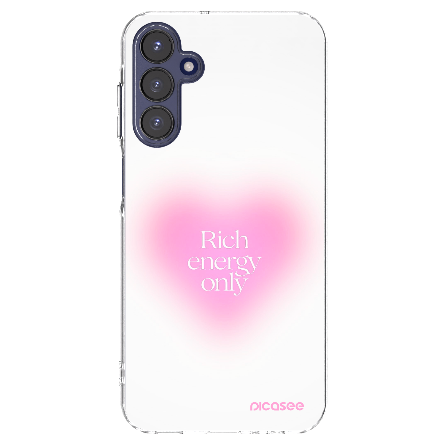Picasee Samsung Galaxy A15 A155F 4G Hülle - Transparentes Silikon - Rich Energy