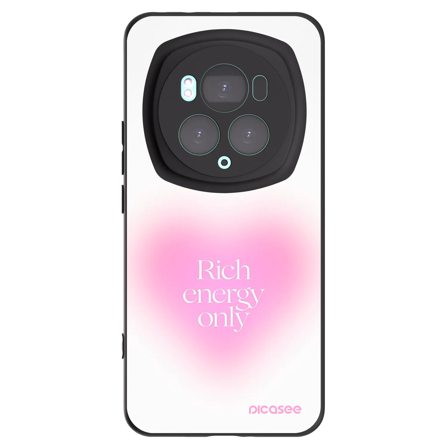 Picasee Honor Magic6 Pro Hülle - Schwarzes Silikon - Rich Energy