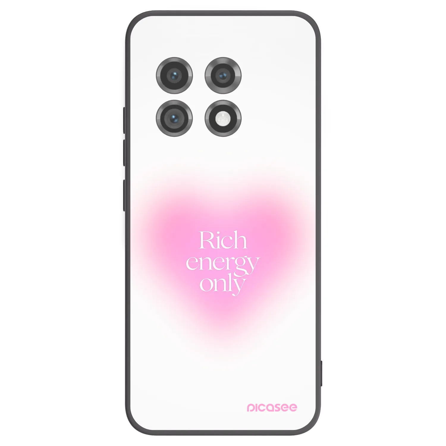 Picasee OnePlus 11 5G Hülle - Schwarzes Silikon - Rich Energy