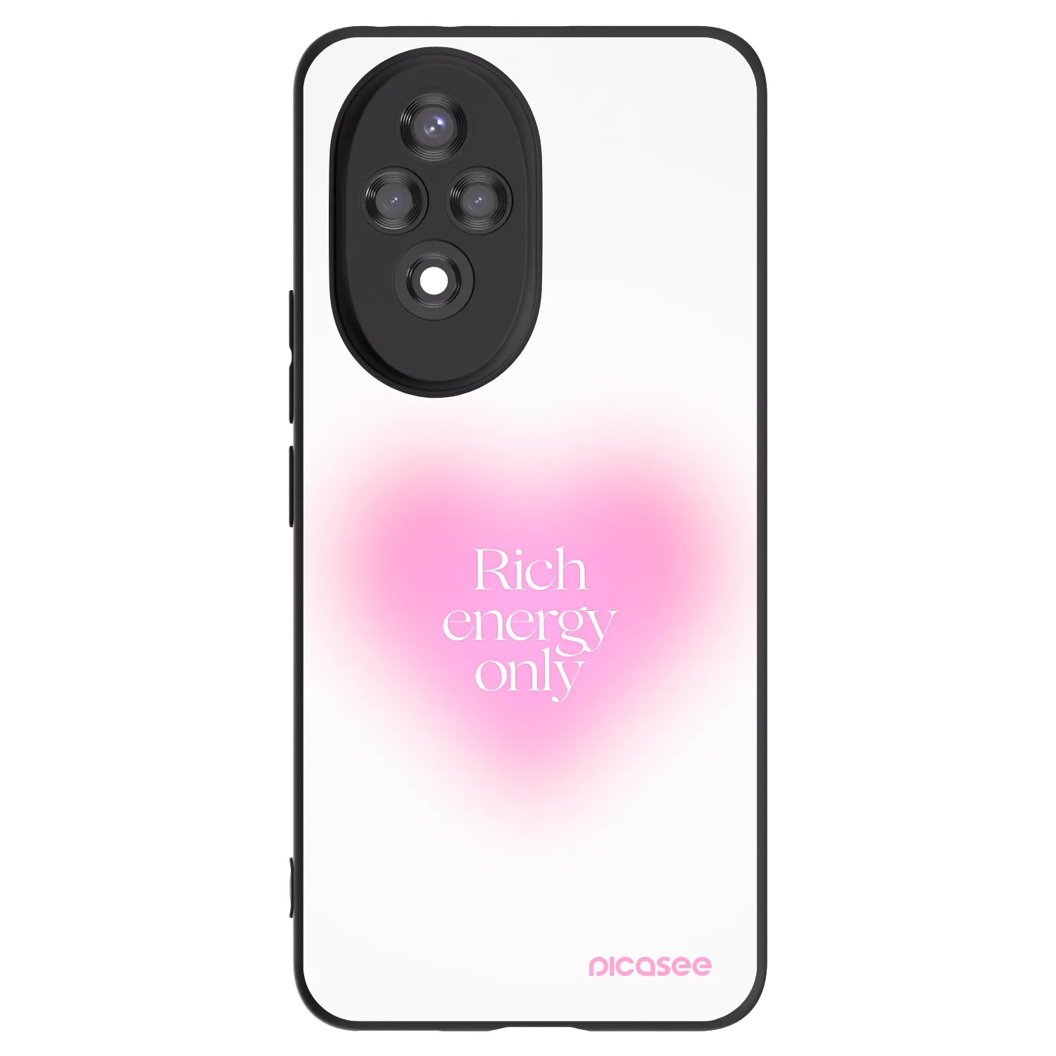 Picasee Honor 200 Pro 5G Hülle - Schwarzes Silikon - Rich Energy
