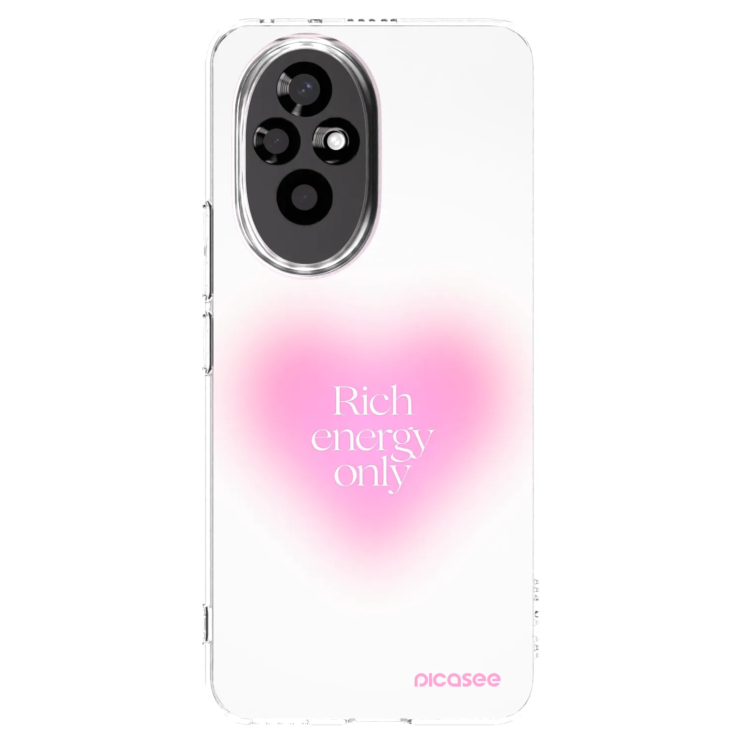 Picasee Honor 200 Pro 5G Hülle - Transparentes Silikon - Rich Energy
