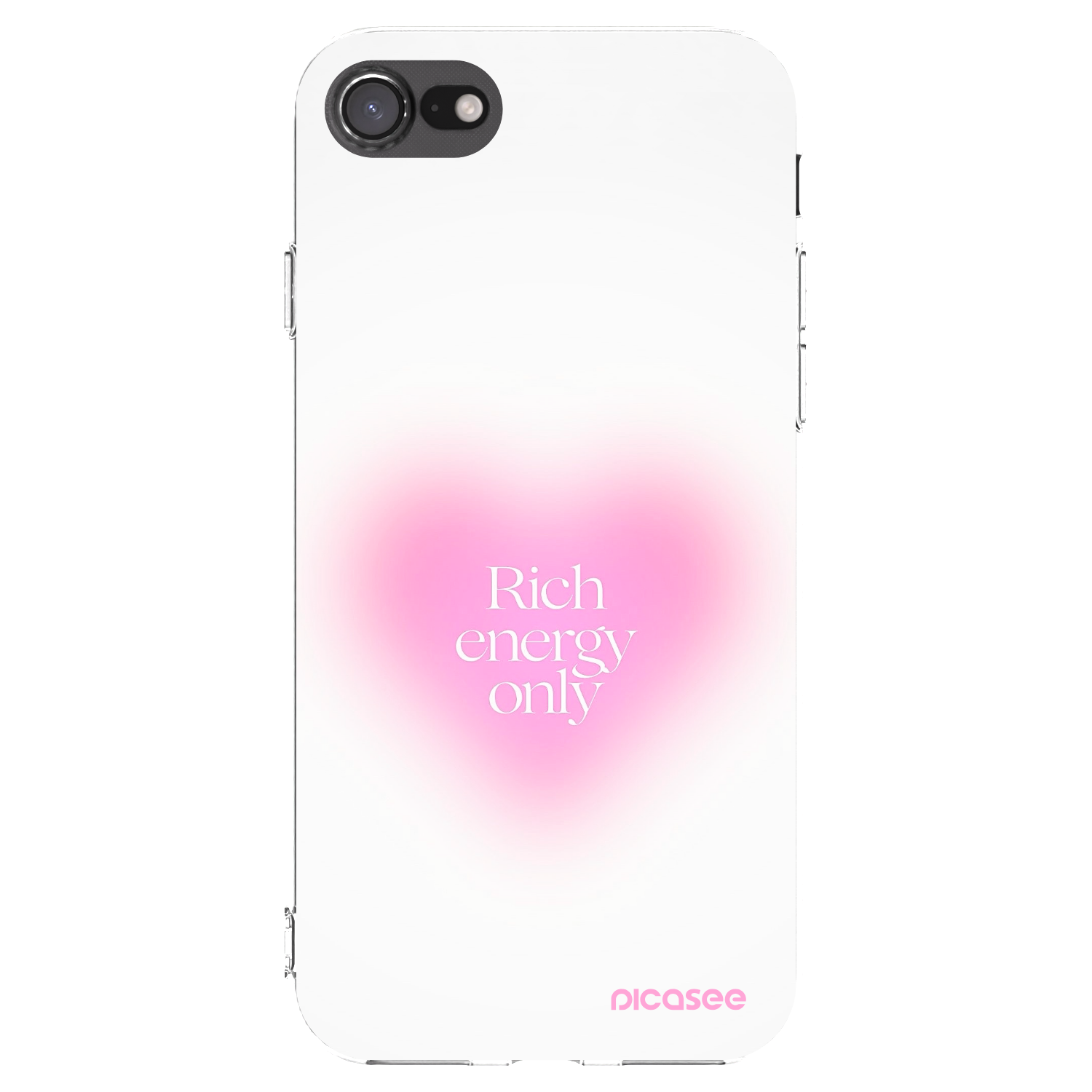 Picasee Apple iPhone 7 Hülle - Transparentes Silikon - Rich Energy