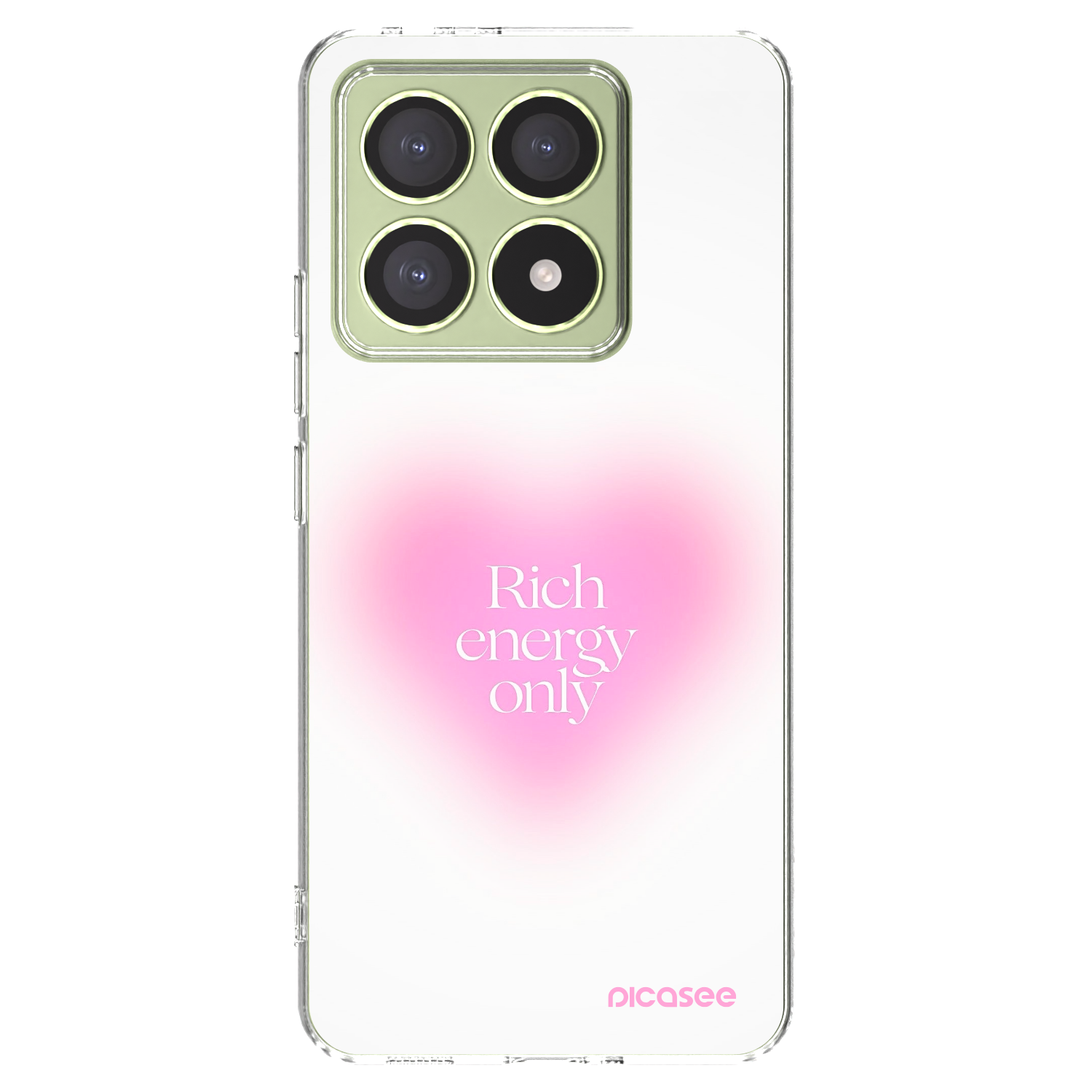 Picasee Xiaomi 14T Hülle - Transparentes Silikon - Rich Energy