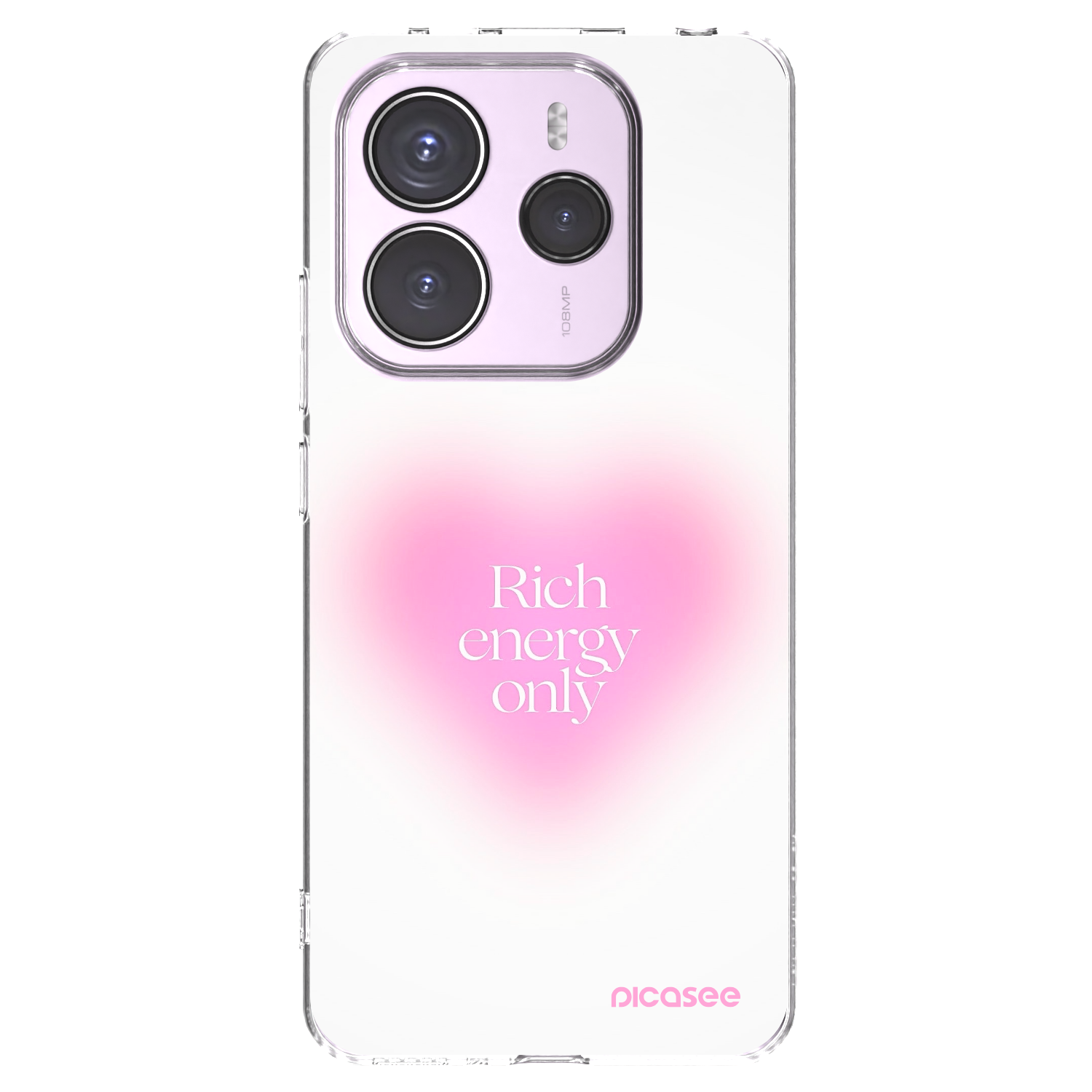 Picasee Xiaomi Redmi Note 14 5G Hülle - Transparentes Silikon - Rich Energy