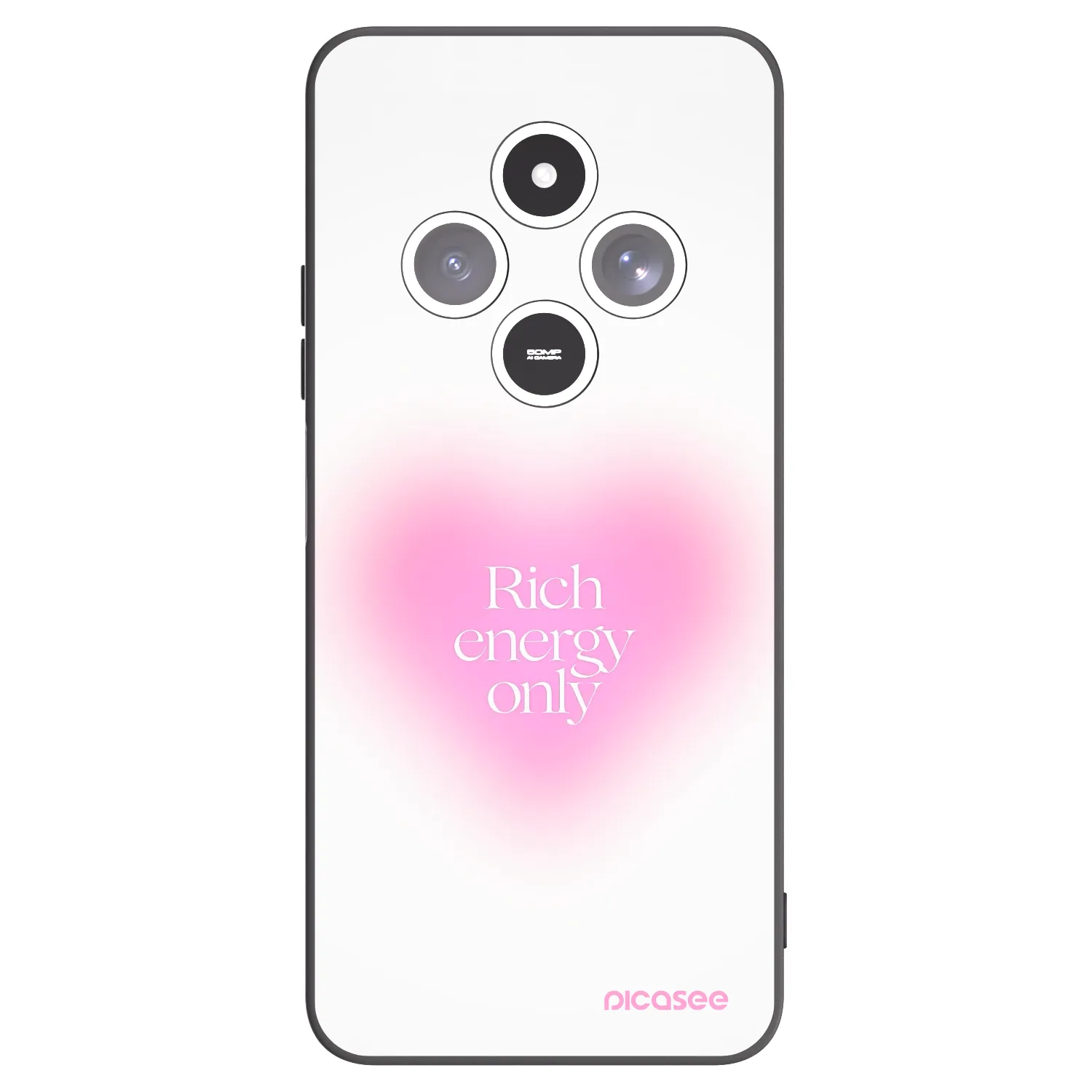 Picasee Xiaomi Redmi 14C Hülle - Schwarzes Silikon - Rich Energy