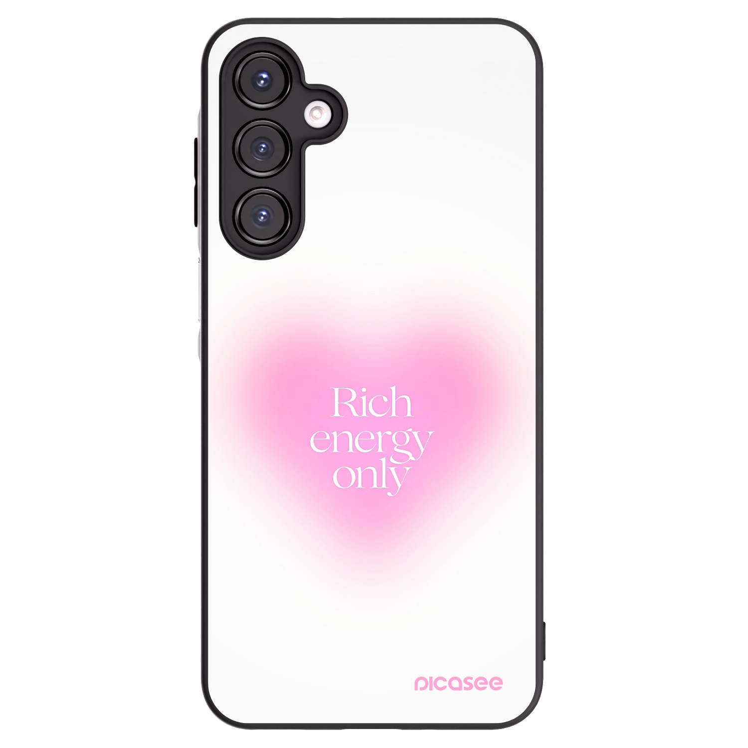 Picasee Samsung Galaxy A16 5G Hülle - Schwarzes Silikon - Rich Energy