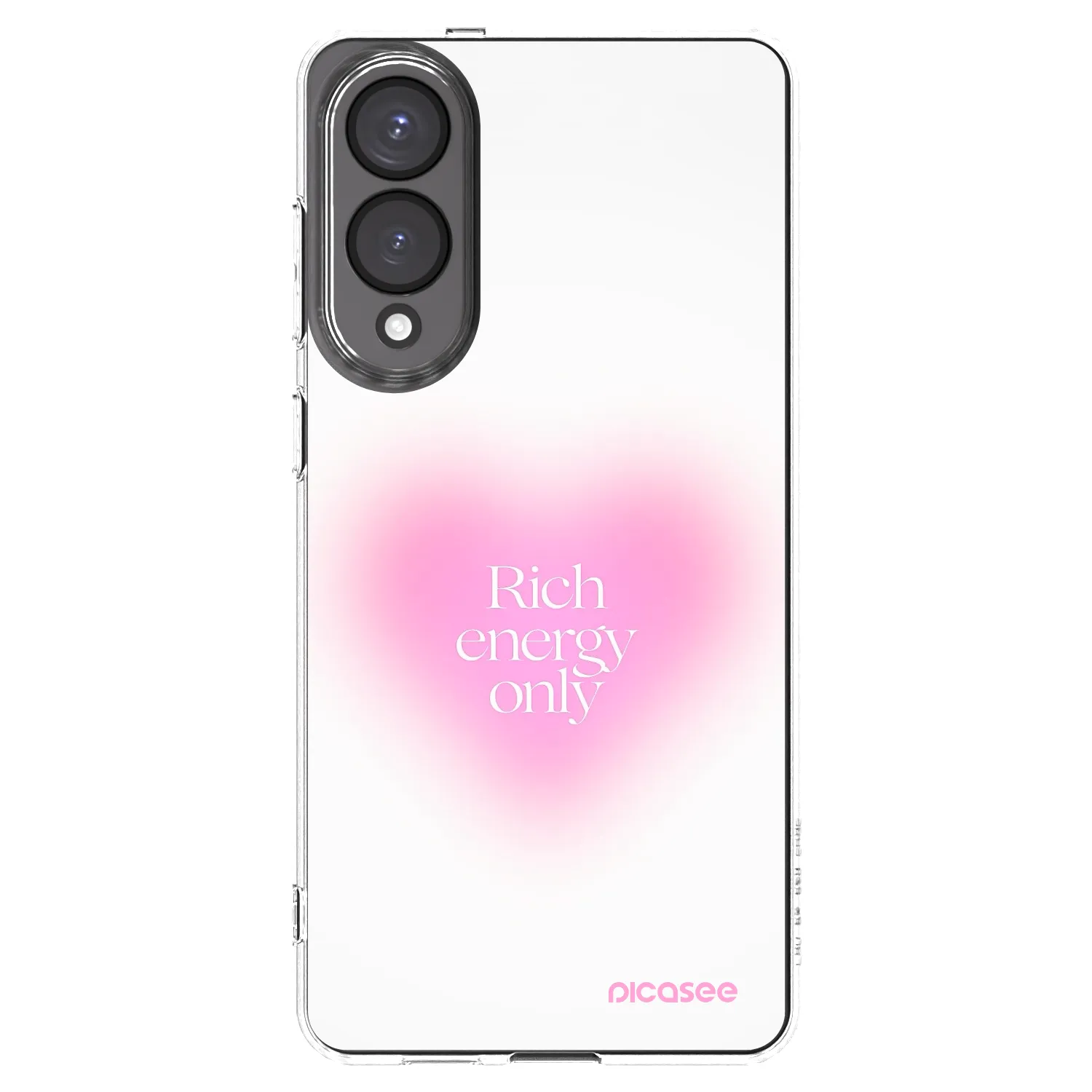 Picasee Samsung Galaxy S25 Edge 5G Hülle - Transparentes Silikon - Rich Energy