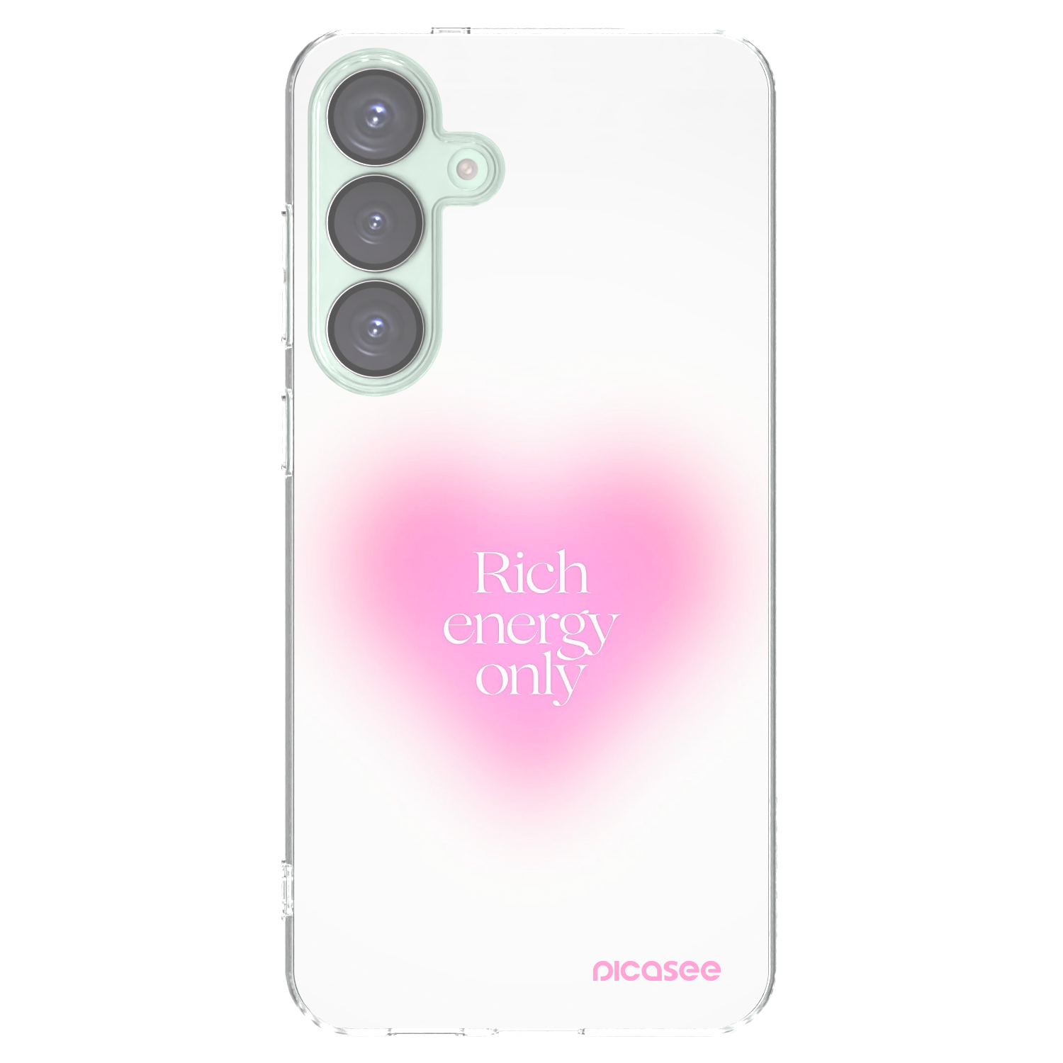 Picasee Samsung Galaxy S25+ 5G Hülle - Transparentes Silikon - Rich Energy