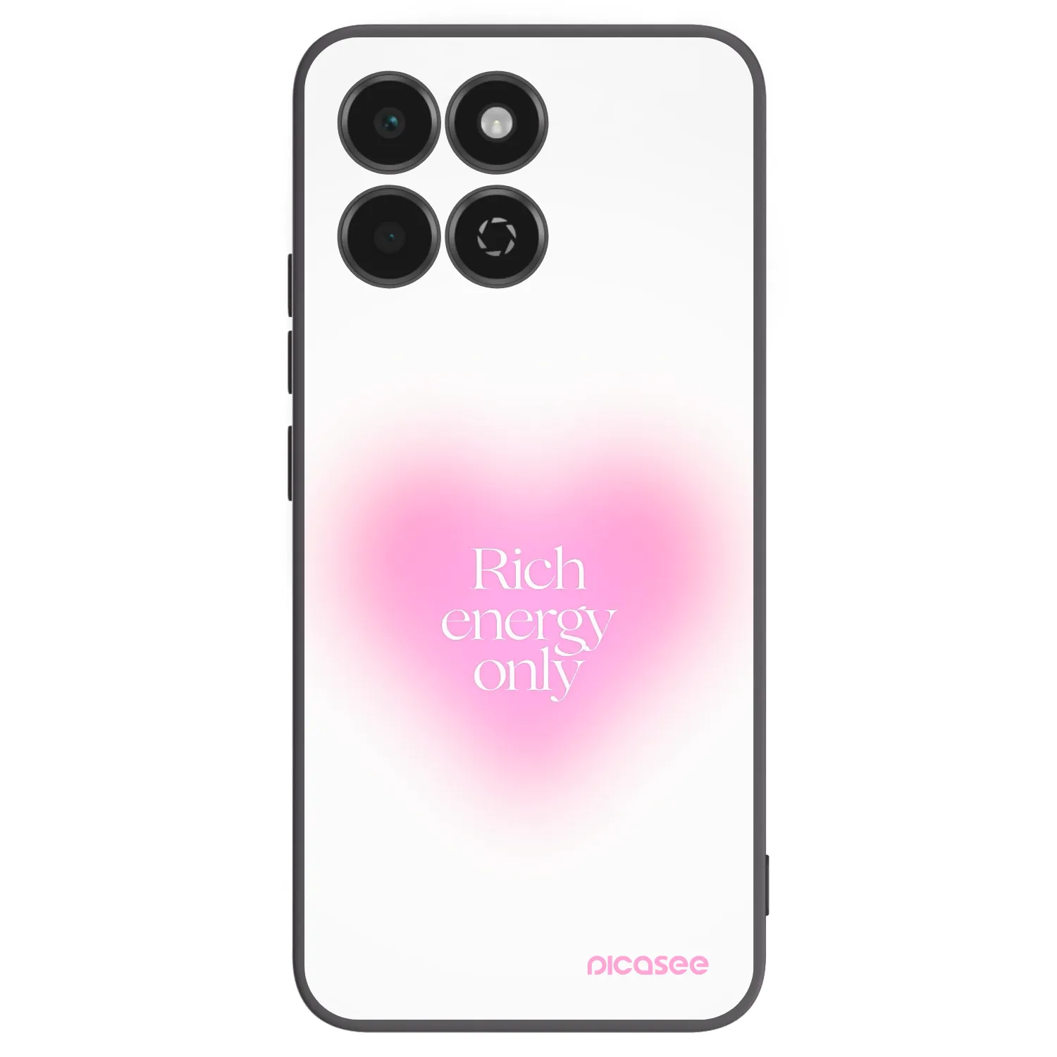 Picasee Honor 200 Smart 5G Hülle - Schwarzes Silikon - Rich Energy