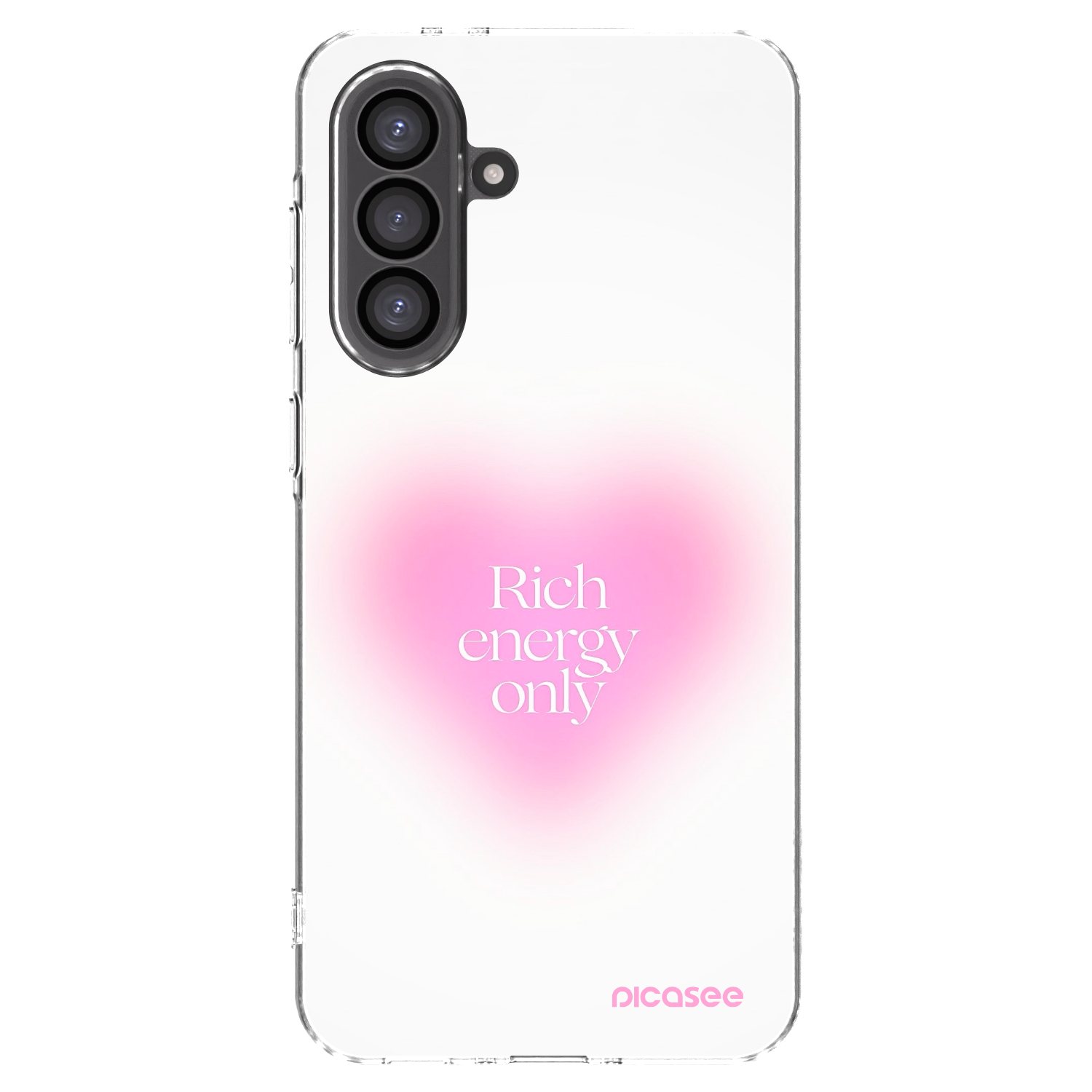 Picasee Samsung Galaxy A36 5G Hülle - Transparentes Silikon - Rich Energy