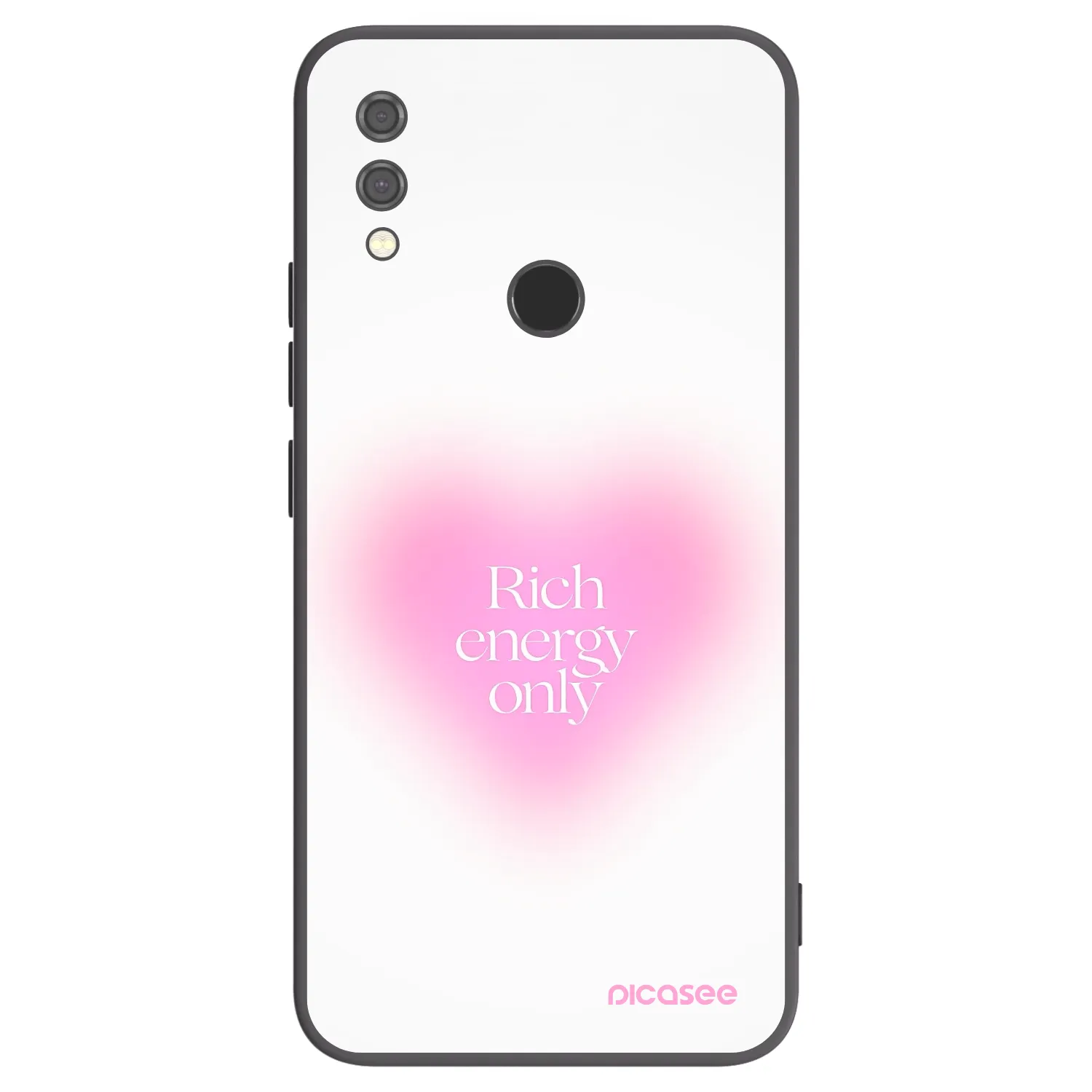 Picasee Xiaomi Redmi Note 7 Hülle - Schwarzes Silikon - Rich Energy