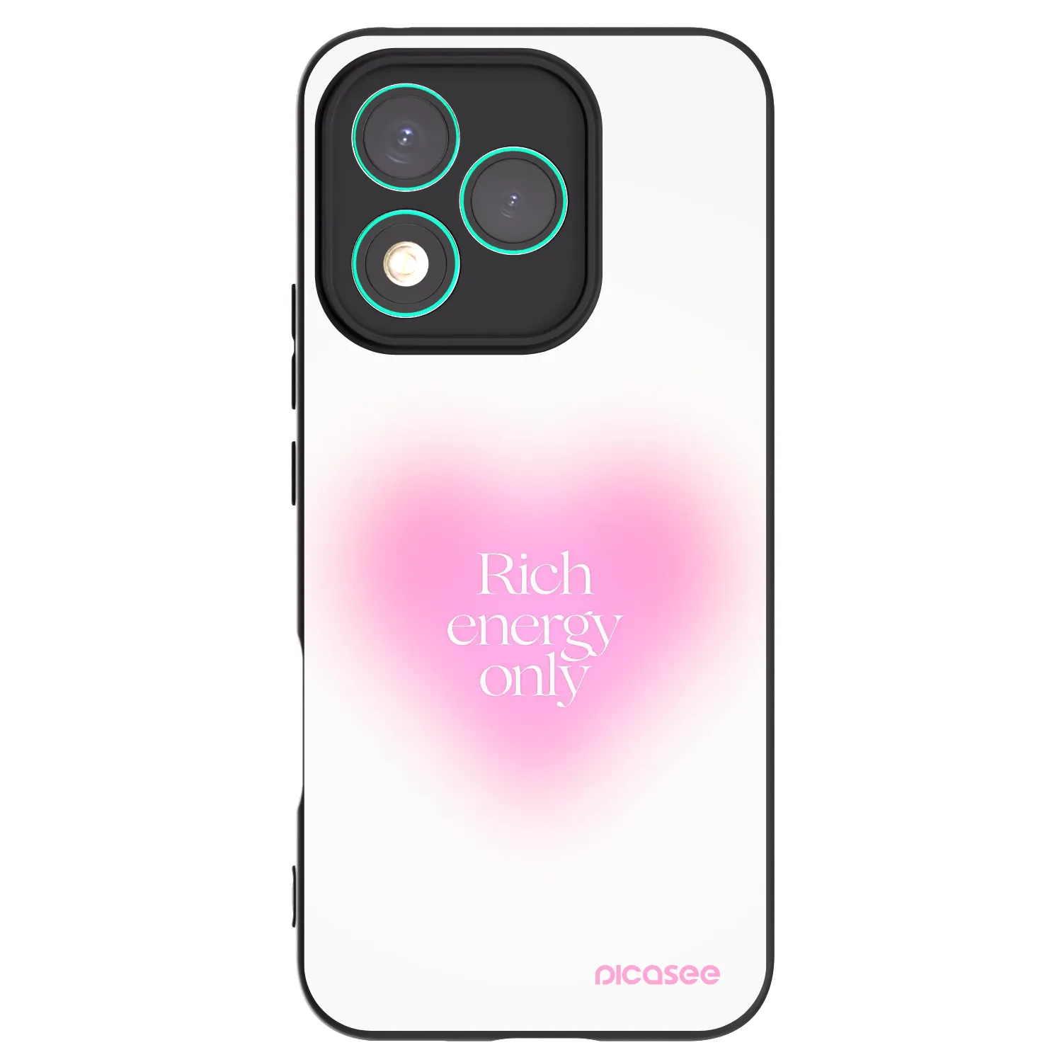 Picasee Honor 400 Lite 5G Hülle - Schwarzes Silikon - Rich Energy