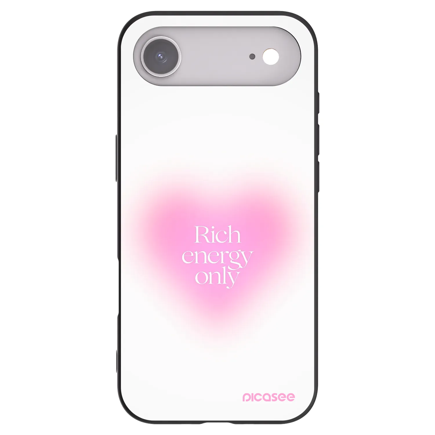 Picasee Apple iPhone Air Hülle - Schwarzes Silikon - Rich Energy
