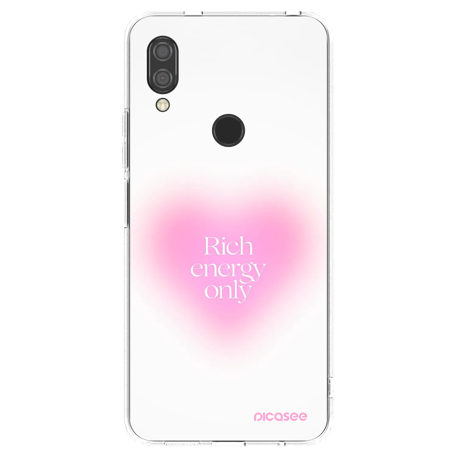 Picasee Xiaomi Redmi 7 Hülle - Transparentes Silikon - Rich Energy